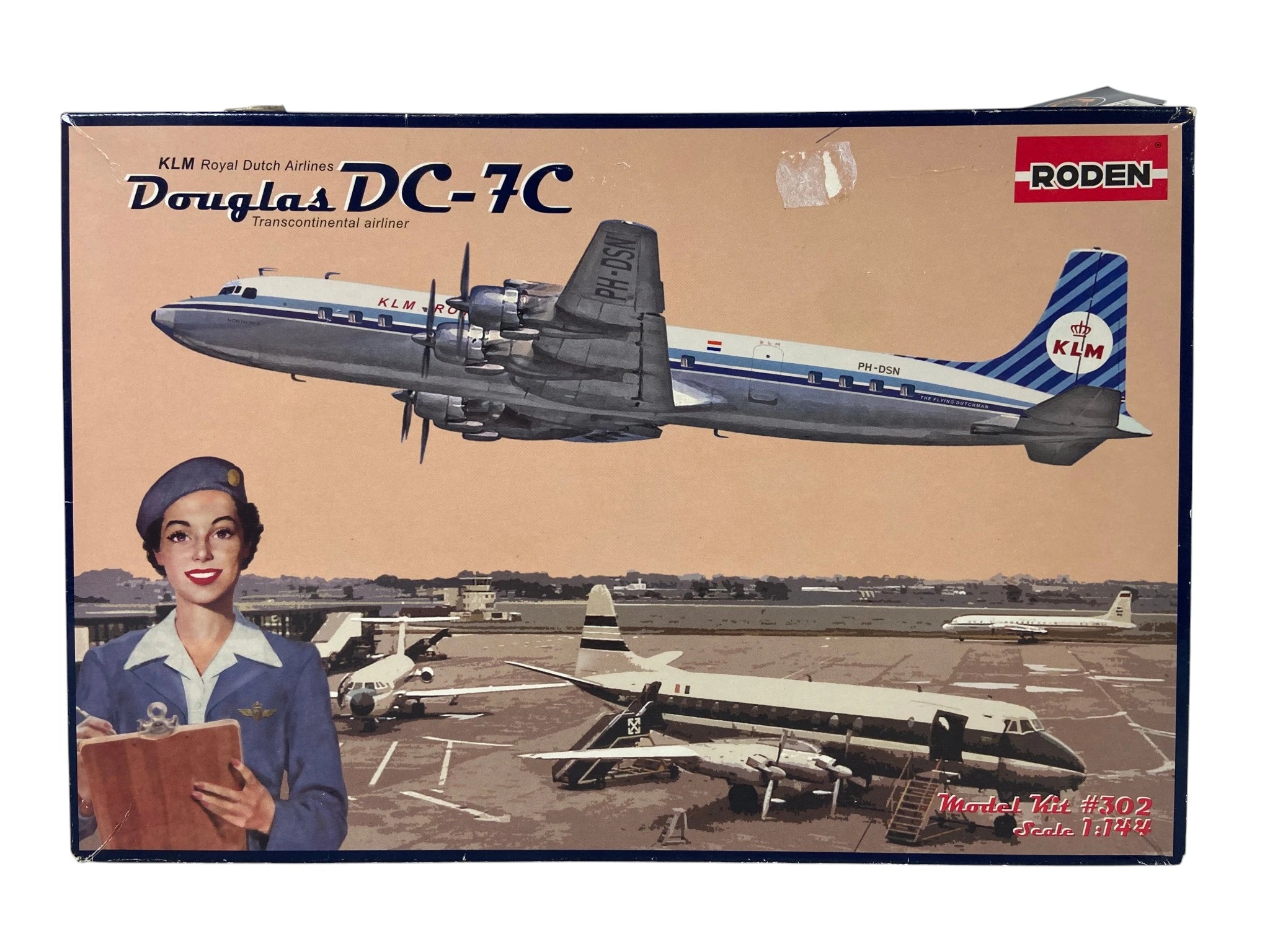Roden 1:144 Douglas DC-7C Royal Dutch Airlines (KLM) 302