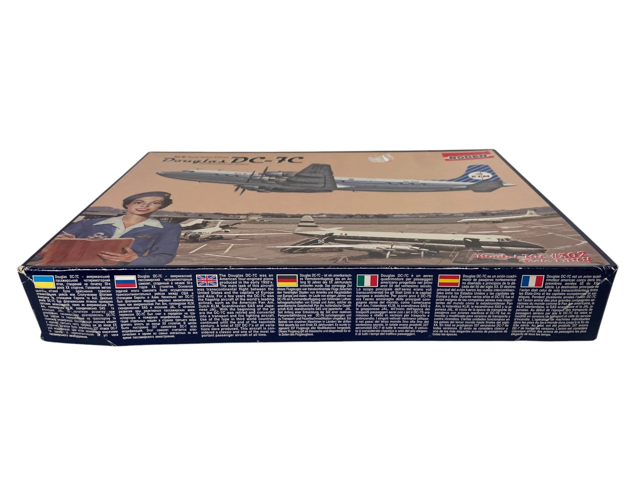 Roden 1:144 Douglas DC-7C Royal Dutch Airlines (KLM) 302