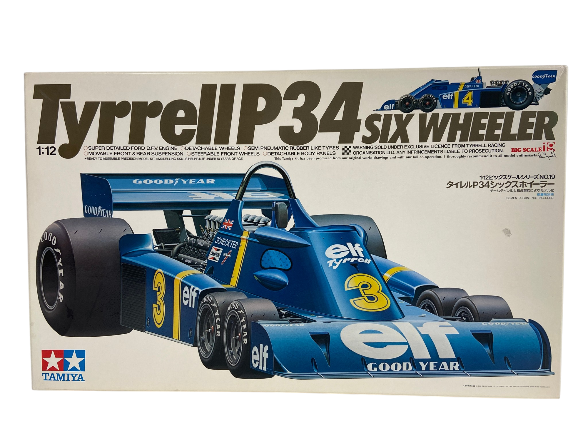 Tamiya 1/12 Tyrrell P34 Six Wheeler 12021