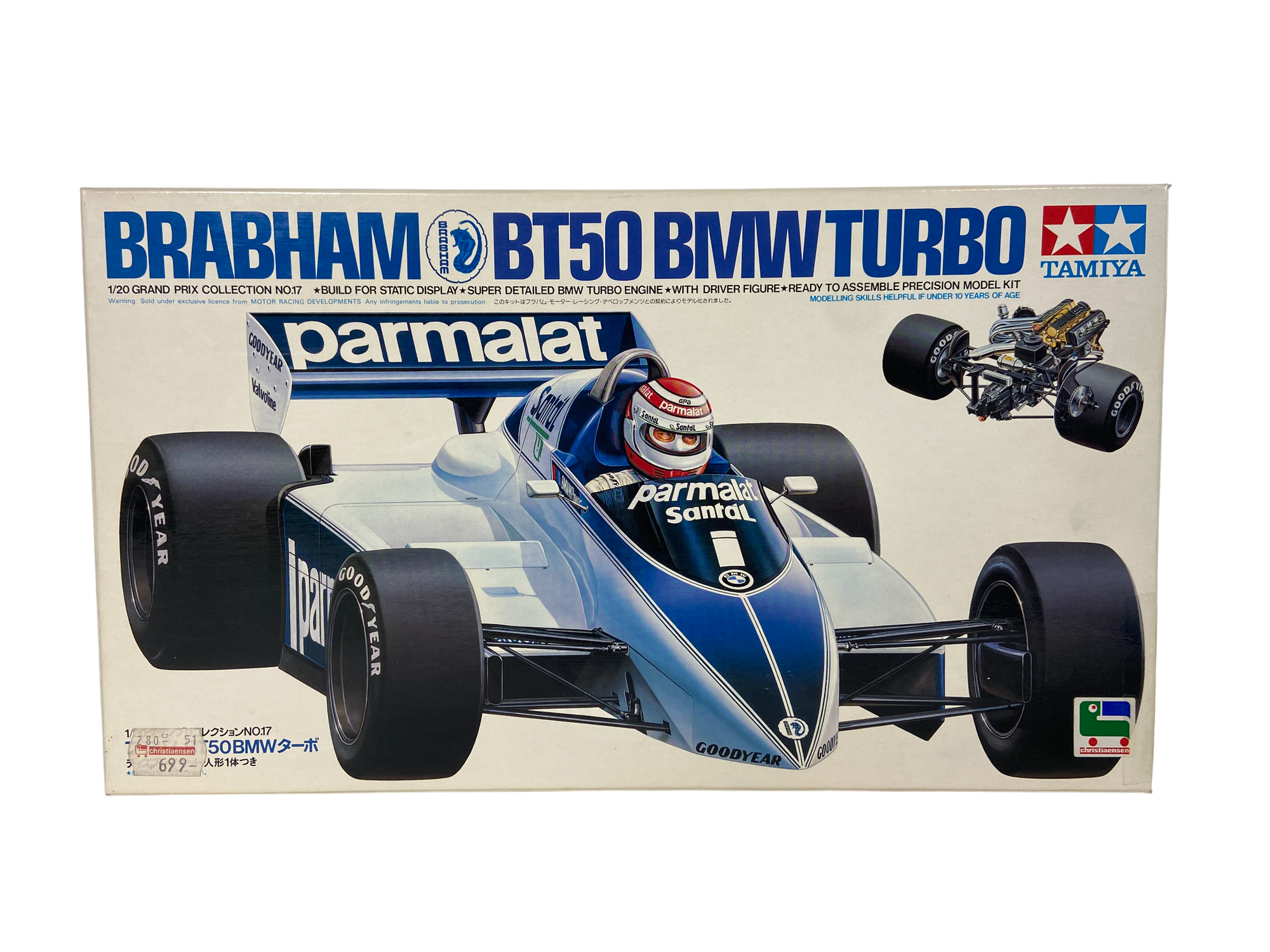 Tamiya 1:20 Brabham BT50 BMW Turbo incl. PE set & nieuwe decals 20017