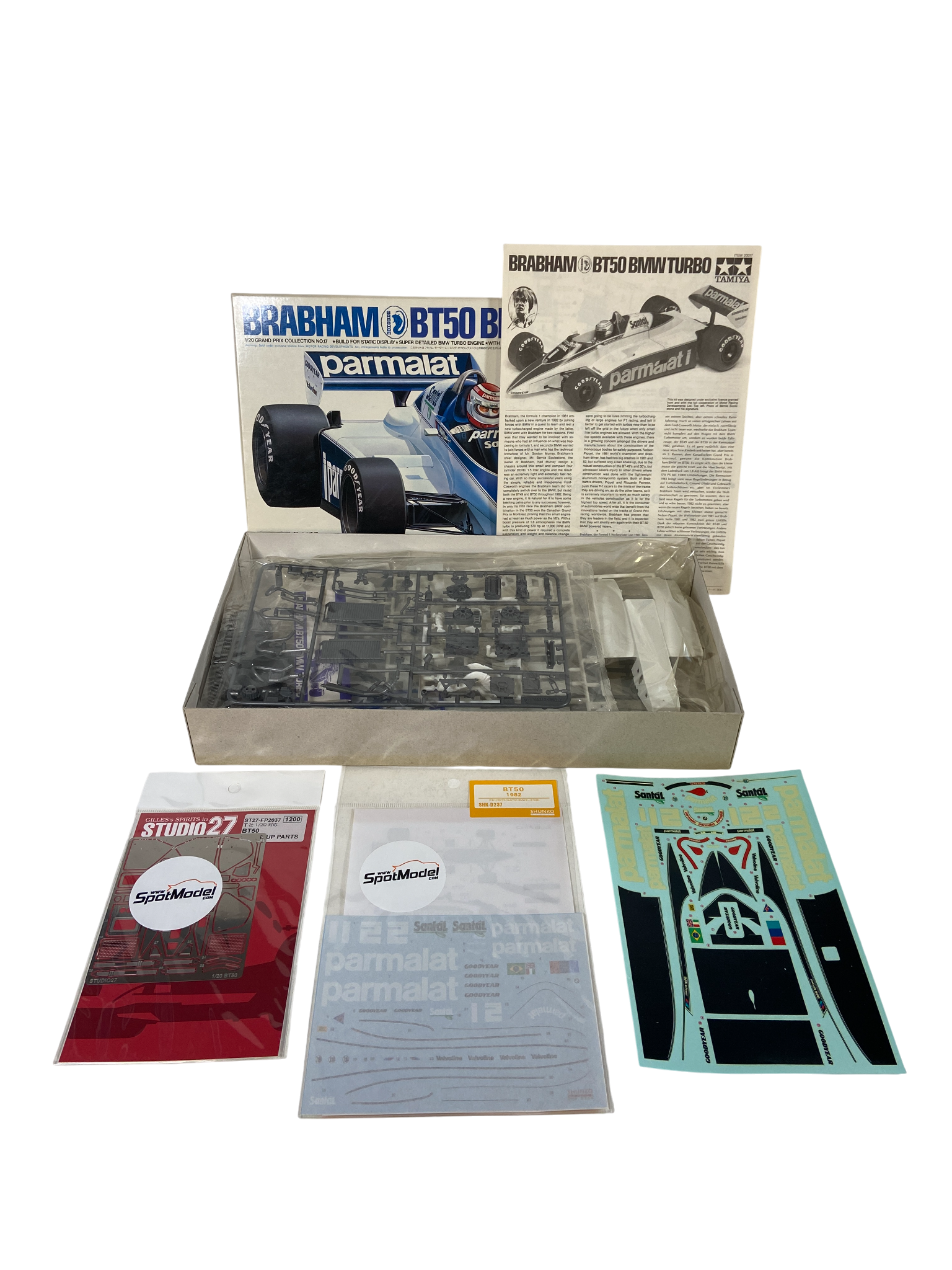 Tamiya 1:20 Brabham BT50 BMW Turbo incl. PE set & nieuwe decals 20017