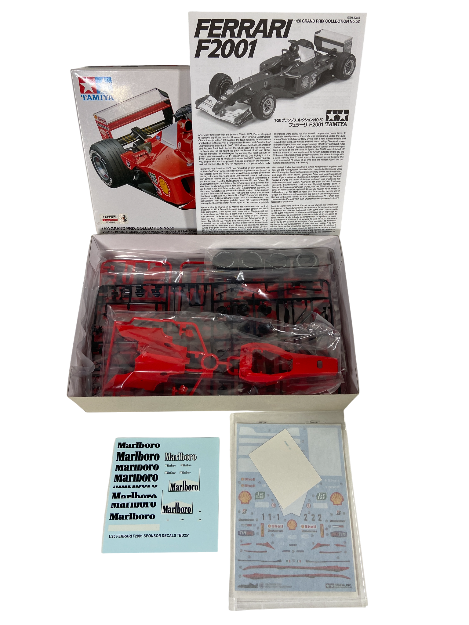 Tamiya 1:20 Ferrari F2001 20052