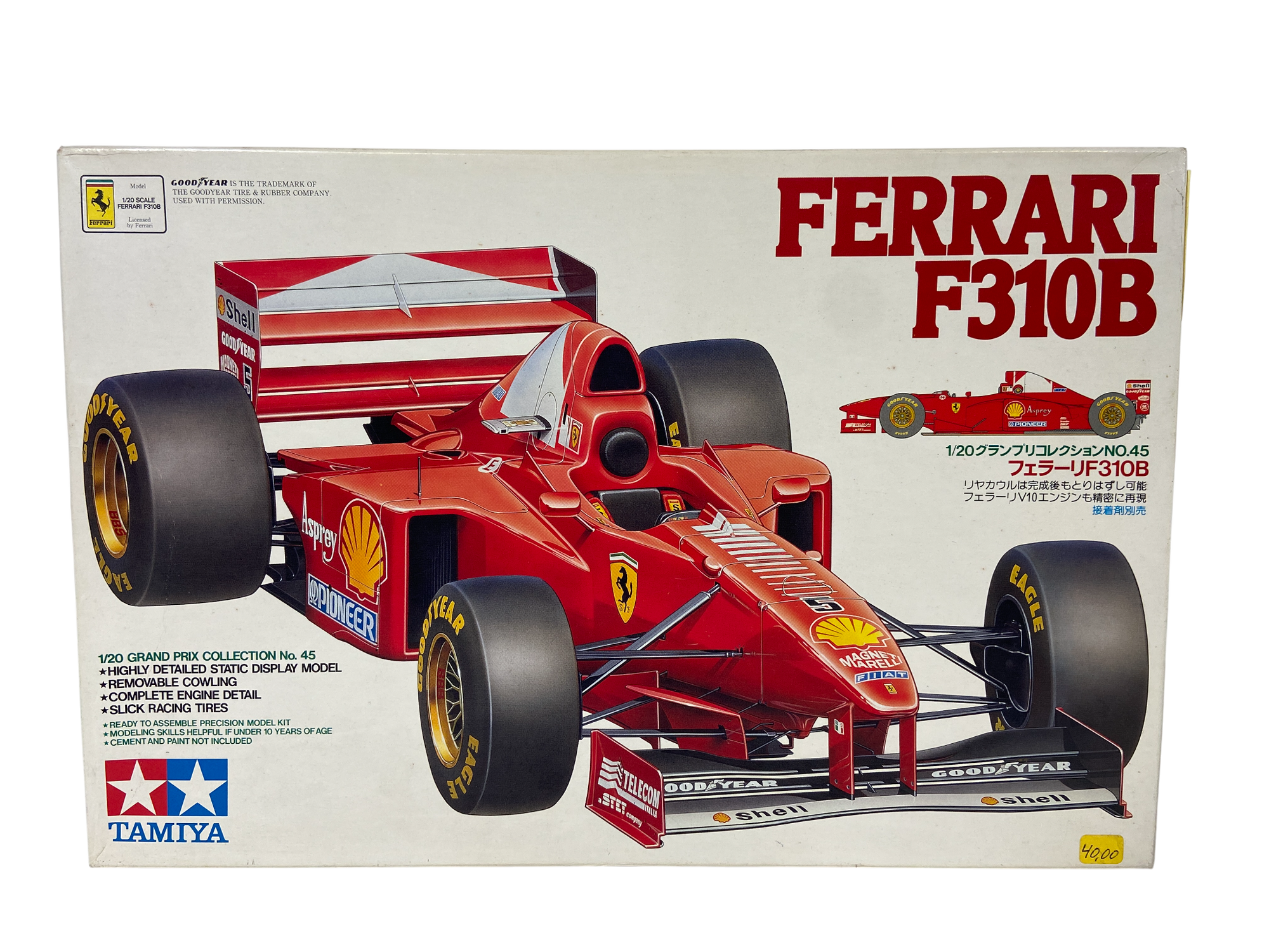 Tamiya 1:20 Ferrari F310B incl. Marlboro decals 20045