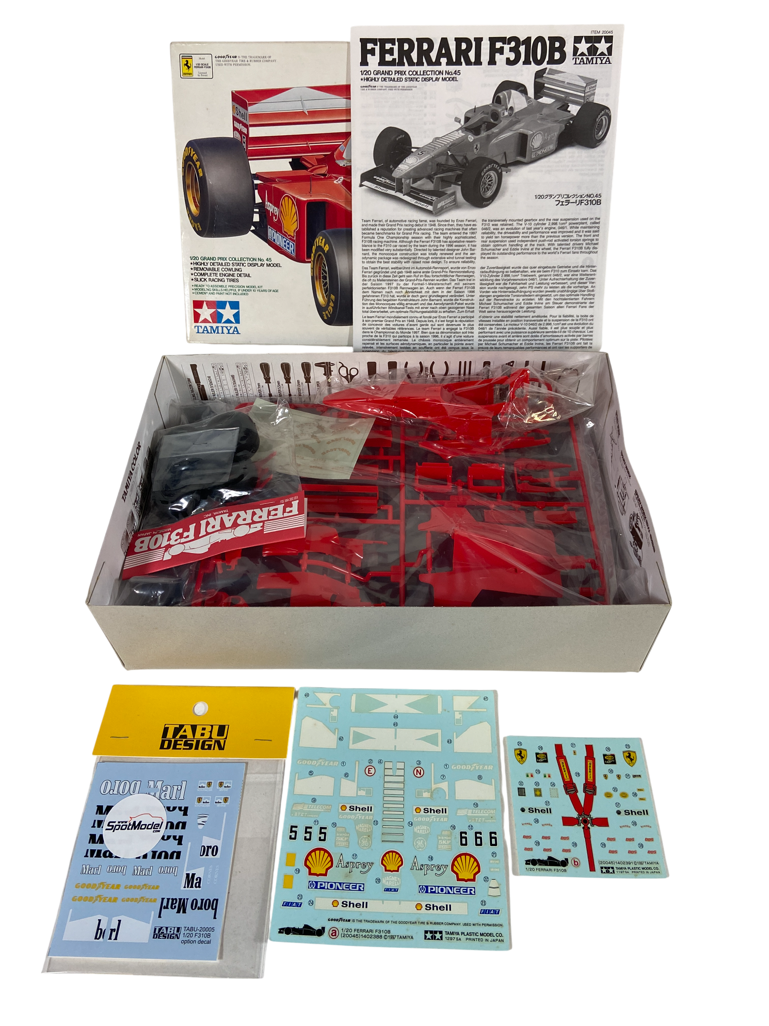 Tamiya 1:20 Ferrari F310B incl. Marlboro decals 20045