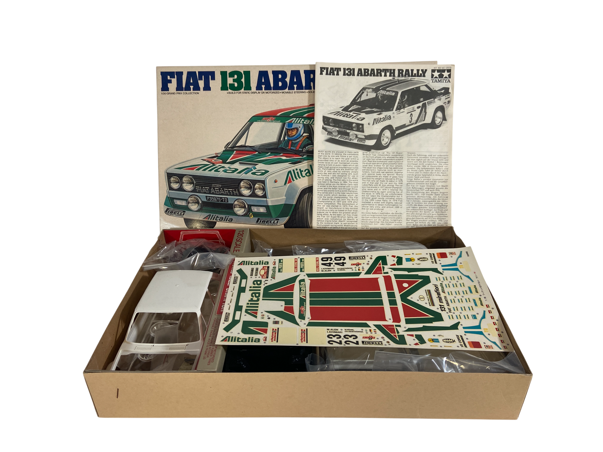 Tamiya 1:20 Fiat 131 Abarth Rally Alitalia GC2013