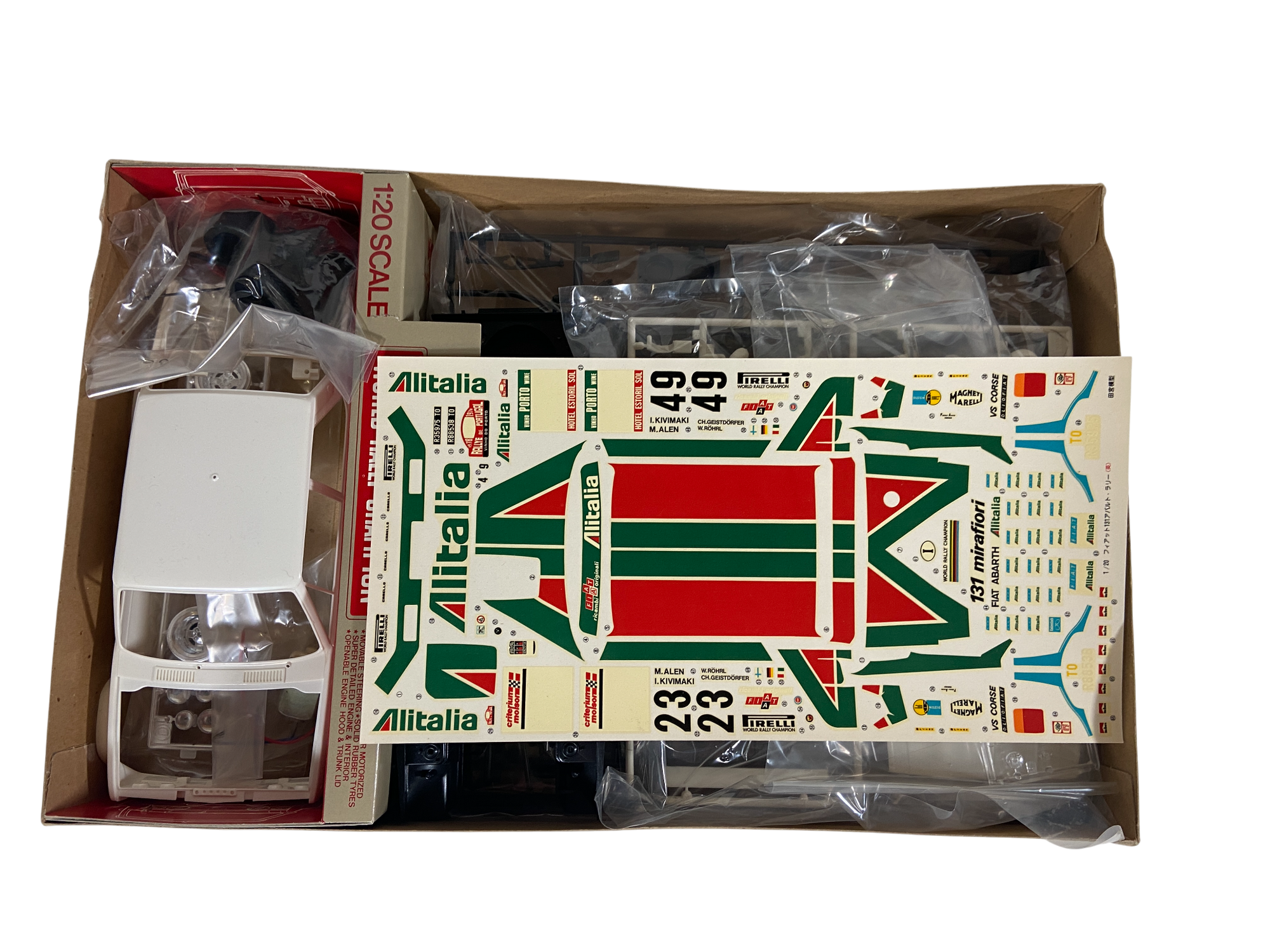 Tamiya 1:20 Fiat 131 Abarth Rally Alitalia GC2013