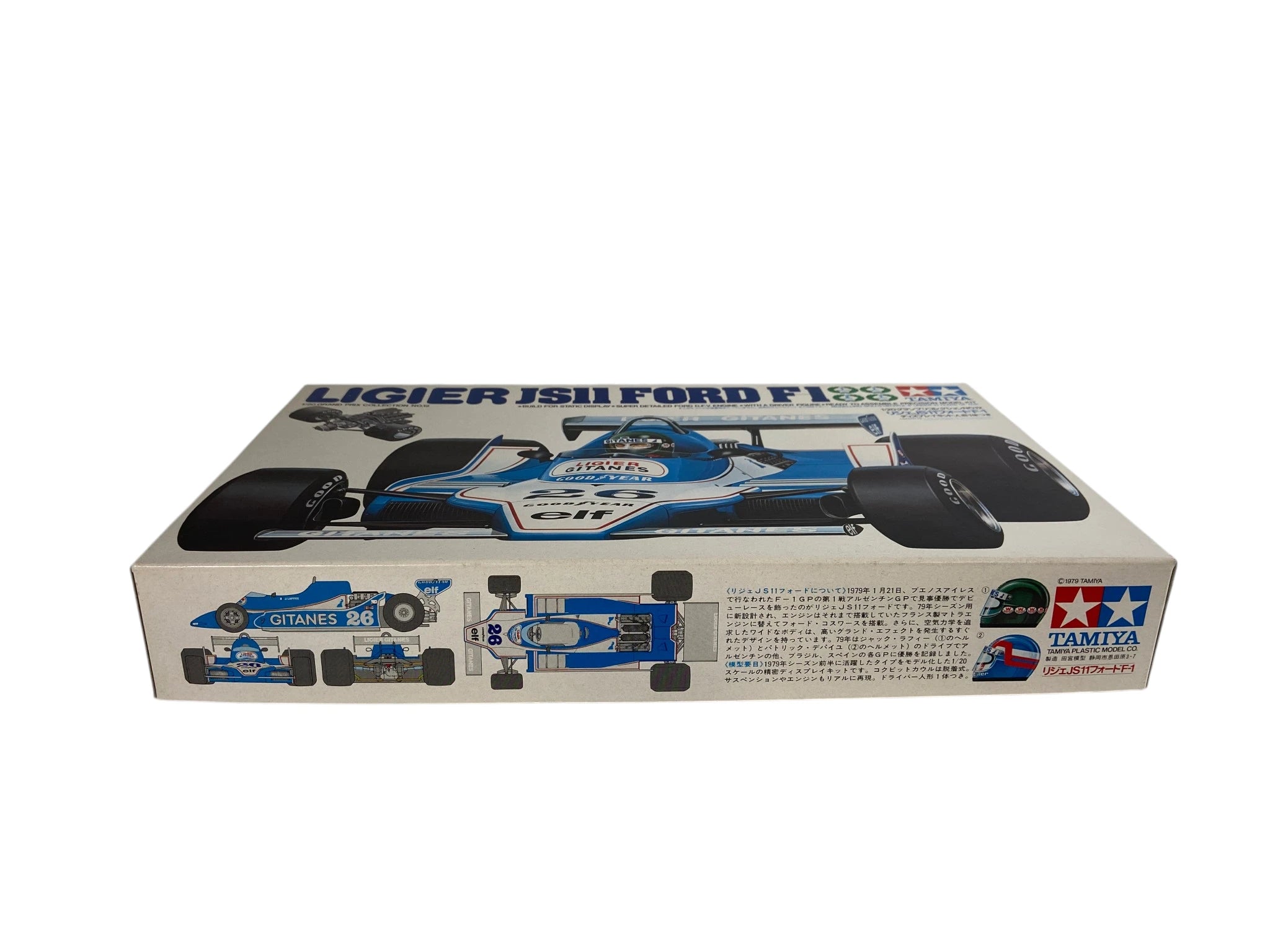 Tamiya 1:20 Ligier JS11 Ford F1 incl. extra's 20012