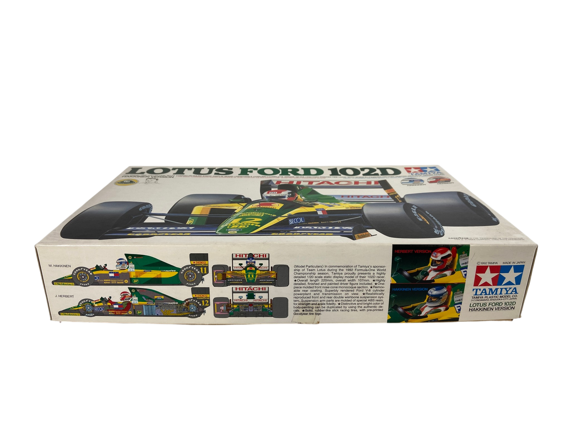 Tamiya 1:20 Lotus 102D Ford Häkinnen Version with Factory Painted Driver Figure 20034