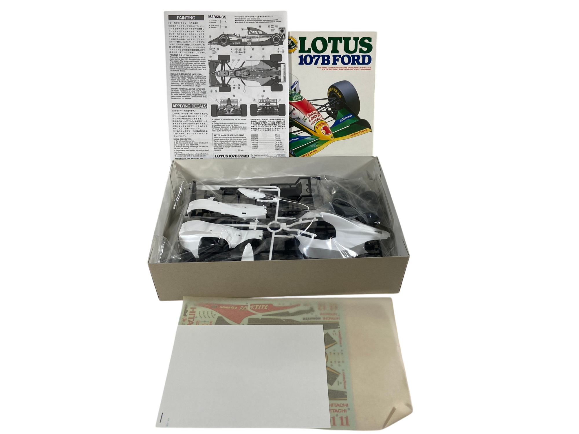 Tamiya 1:20 Lotus 107B Ford 20038