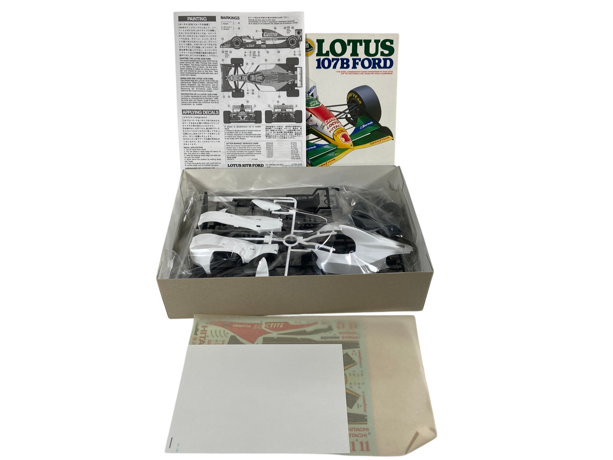 Tamiya 1:20 Lotus 107B Ford 20038