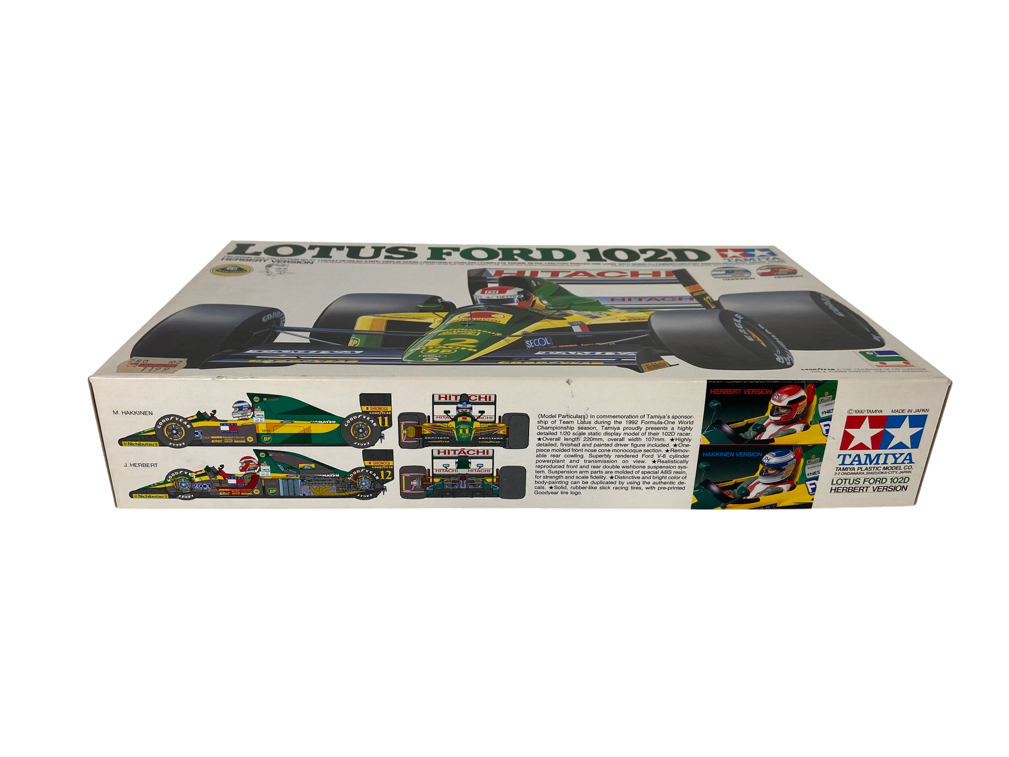 Tamiya 1:20 Lotus Ford 102D "Herbert version"