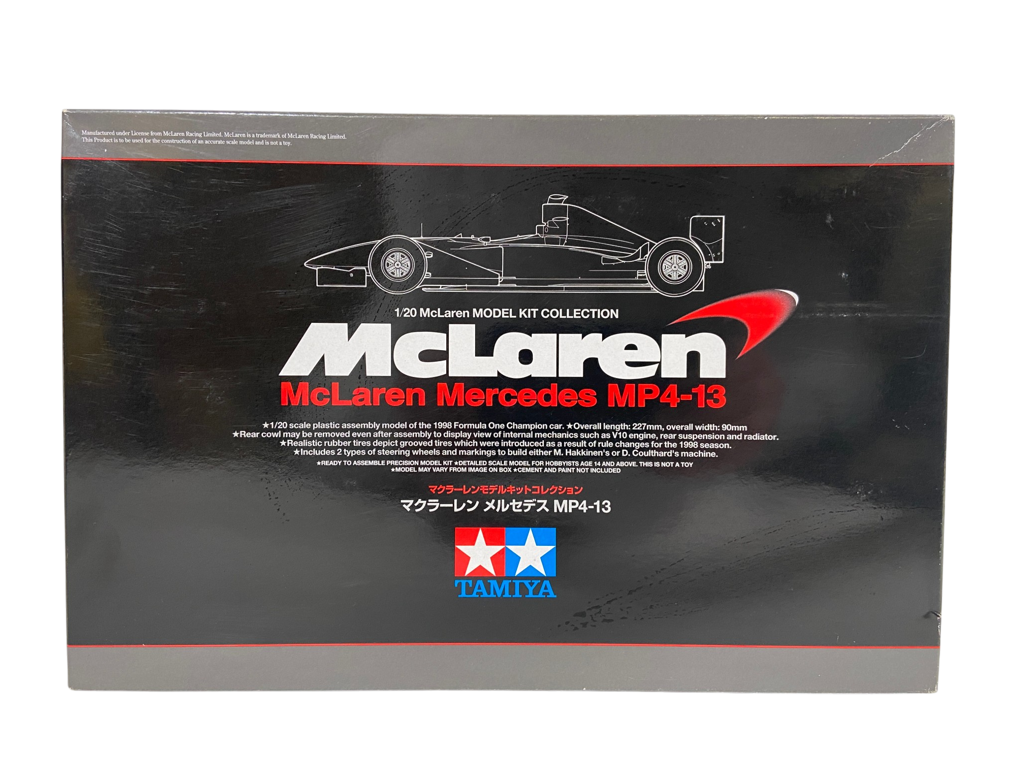 Tamiya 1:20 McLaren Mercedes MP4/13 incl. West decals 89718