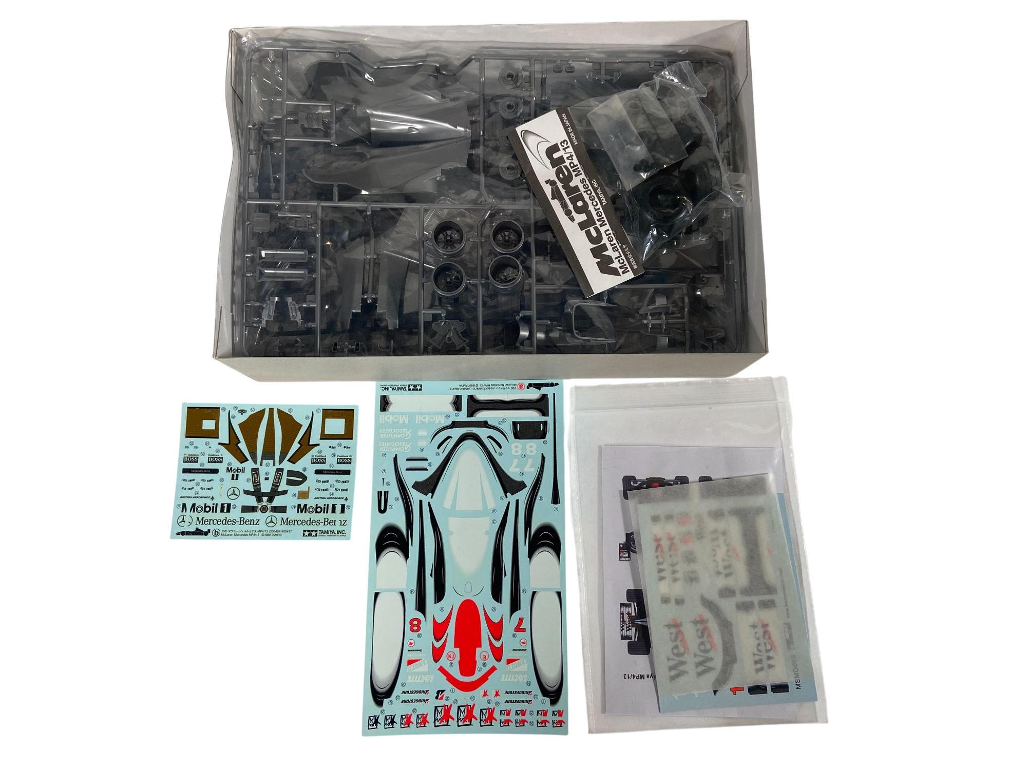Tamiya 1:20 McLaren Mercedes MP4/13 incl. West decals 20046