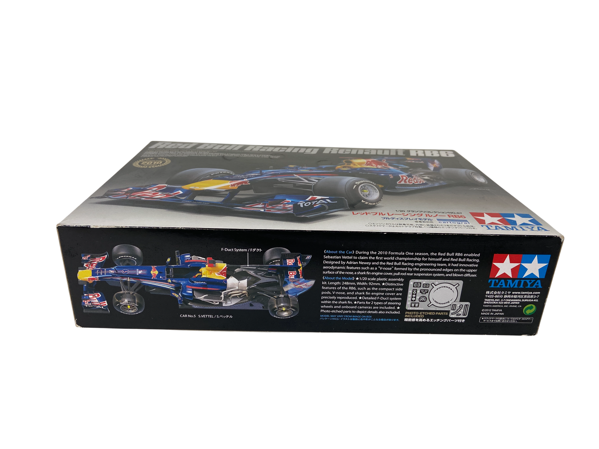 Tamiya 1:20 Red Bull Racing Renault RB6 incl. PE set en verf 20067