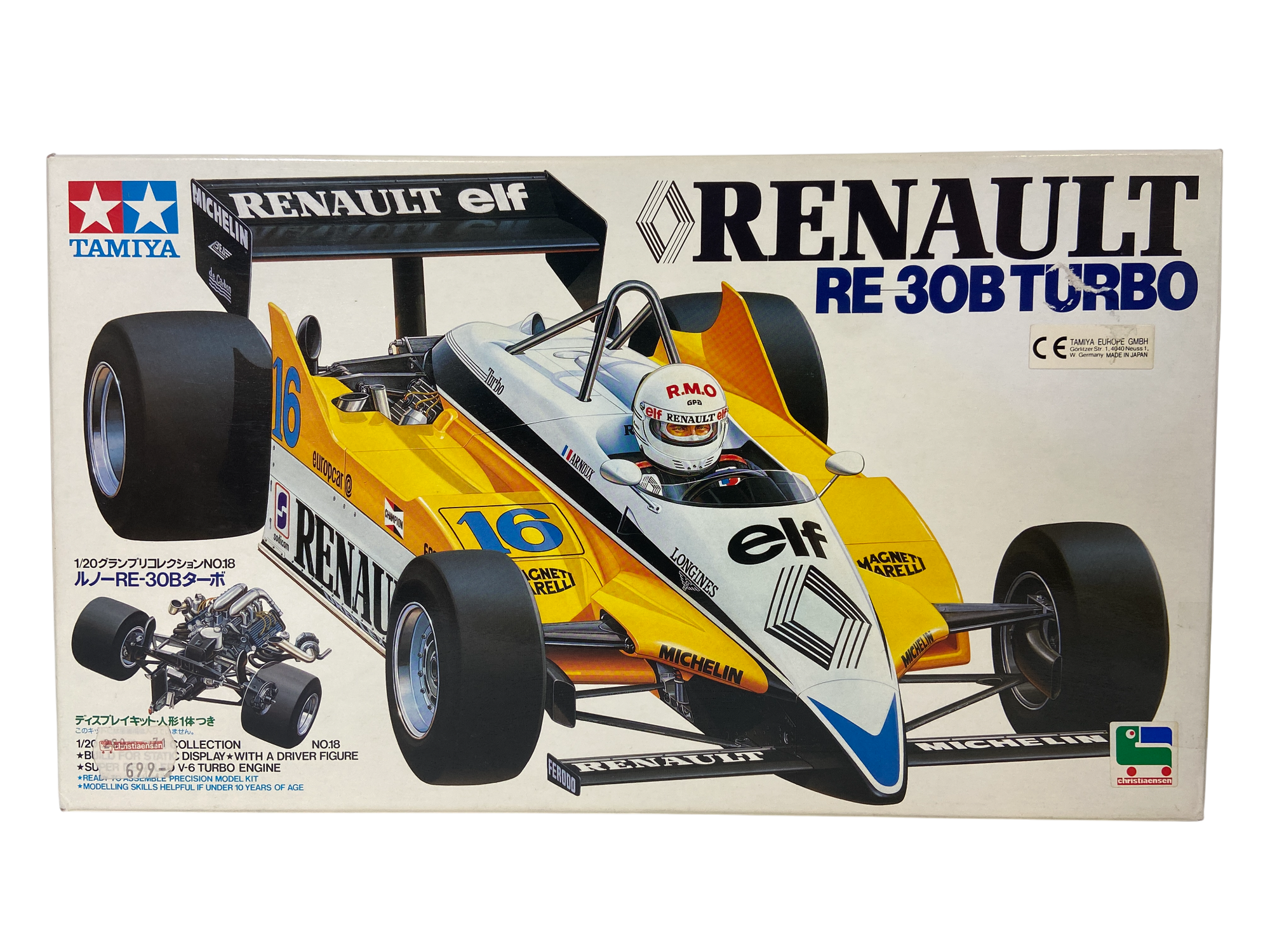 Tamiya 1:20 Renault RE30B Turbo incl. PE set & nieuwe decals 20018