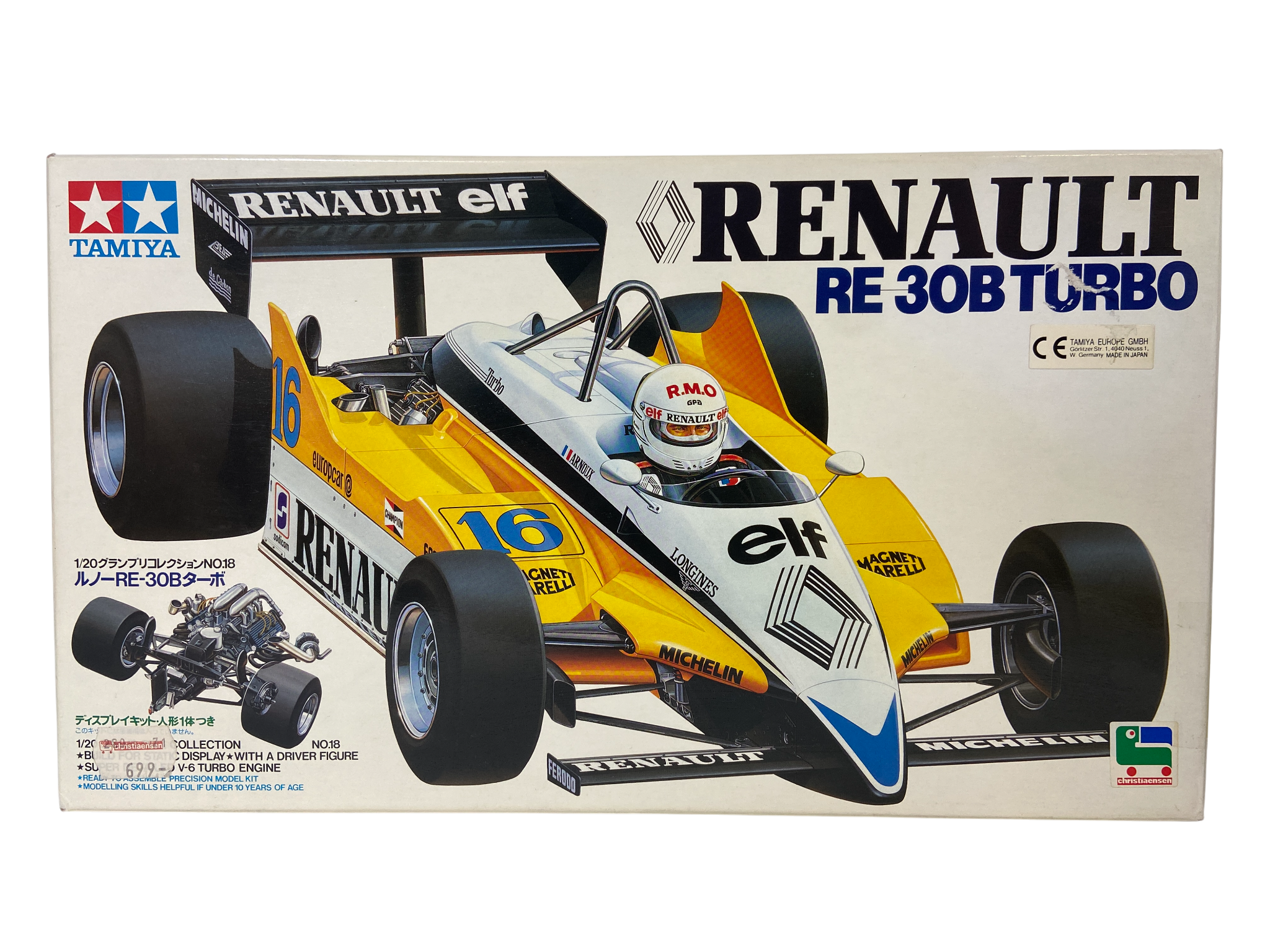 Tamiya 1:20 Renault RE30B Turbo incl. PE set & nieuwe decals 20018