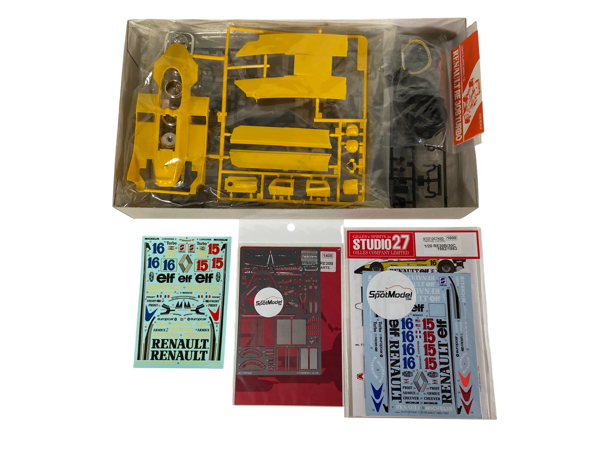 Tamiya 1:20 Renault RE30B Turbo incl. PE set & nieuwe decals 20018