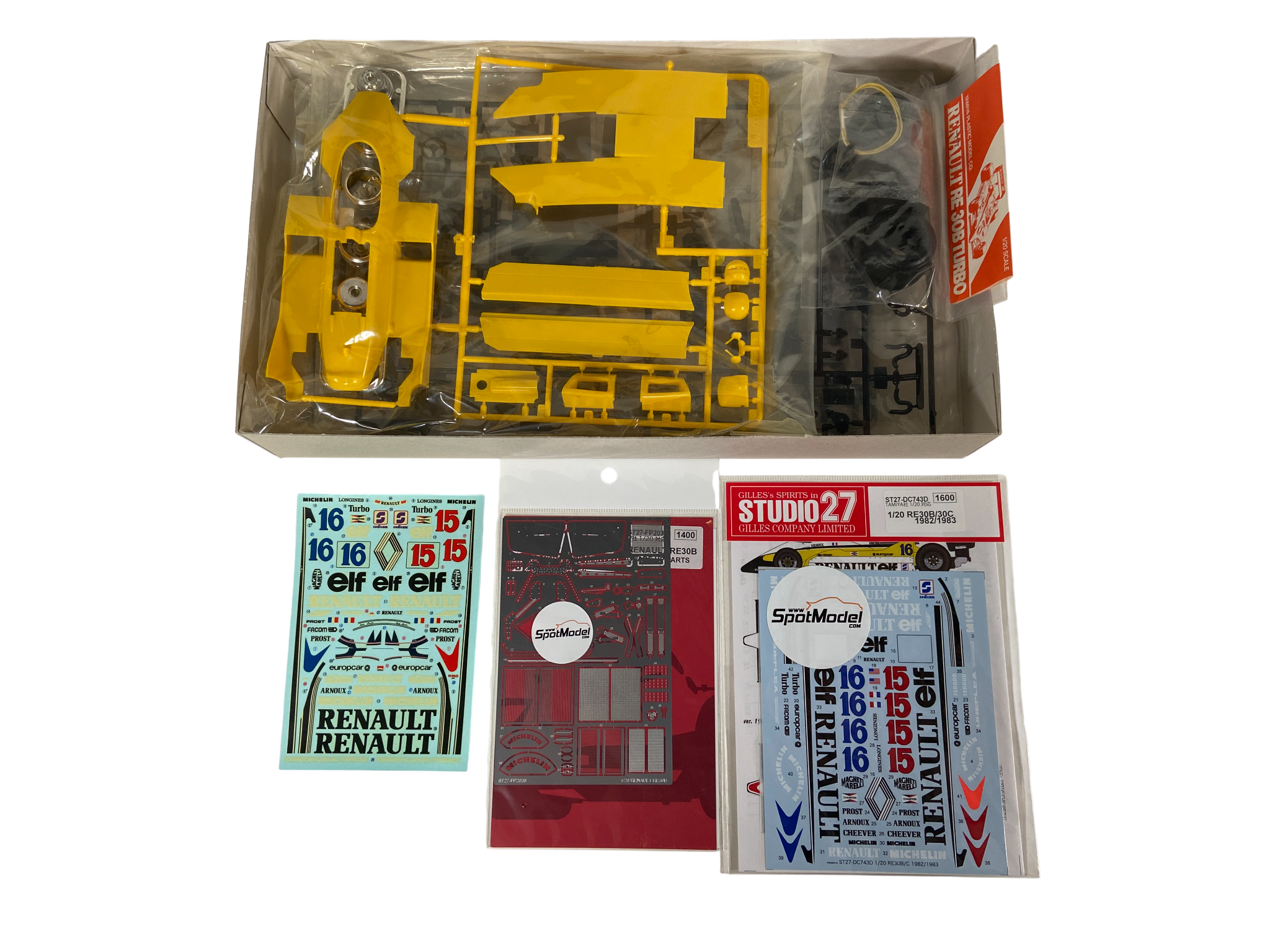 Tamiya 1:20 Renault RE30B Turbo incl. PE set & nieuwe decals 20018
