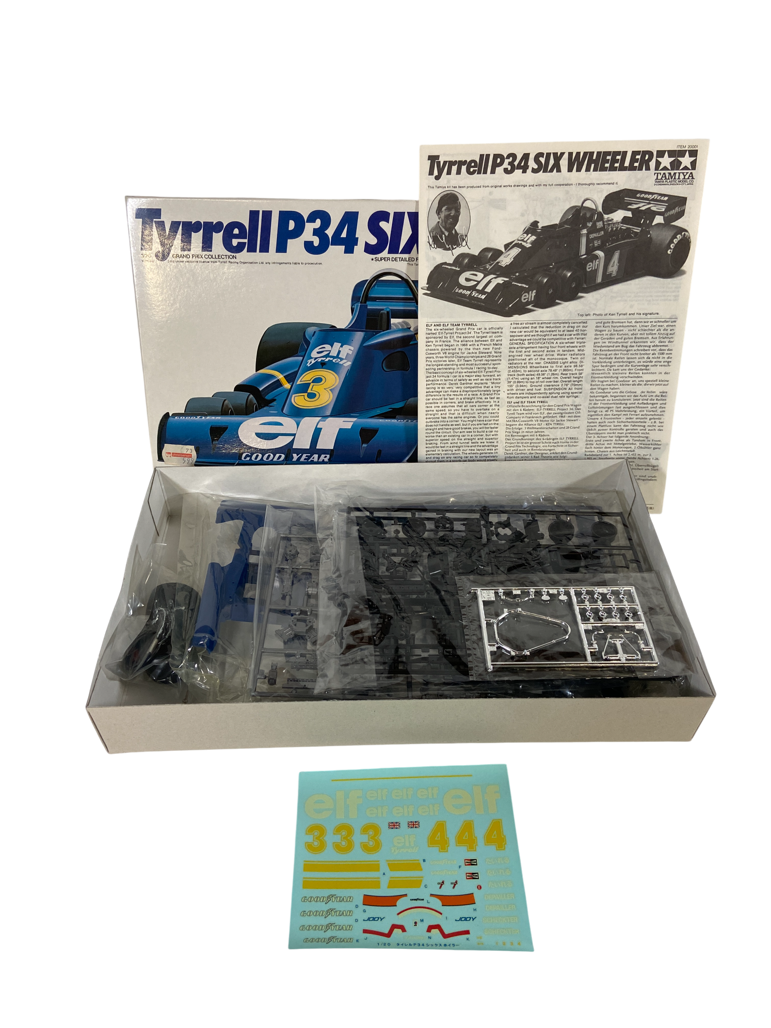 Tamiya 1:20 Tyrrell P34 Six Wheeler 20001