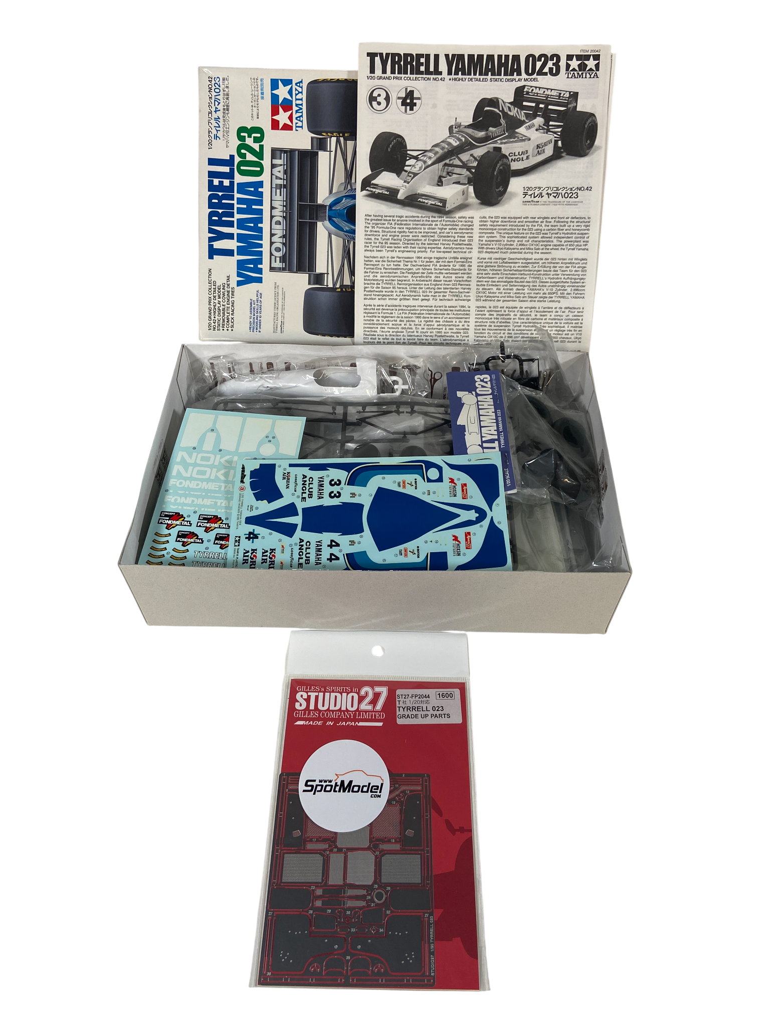 Tamiya 1:20 Tyrrell Yamaha 023 incl. PE set 20042