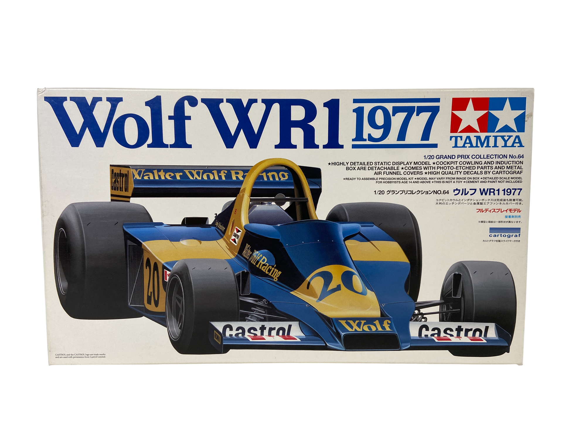 Tamiya 1:20 Wolf WR1 1977 w/ PE incl. nieuwe decals 20064