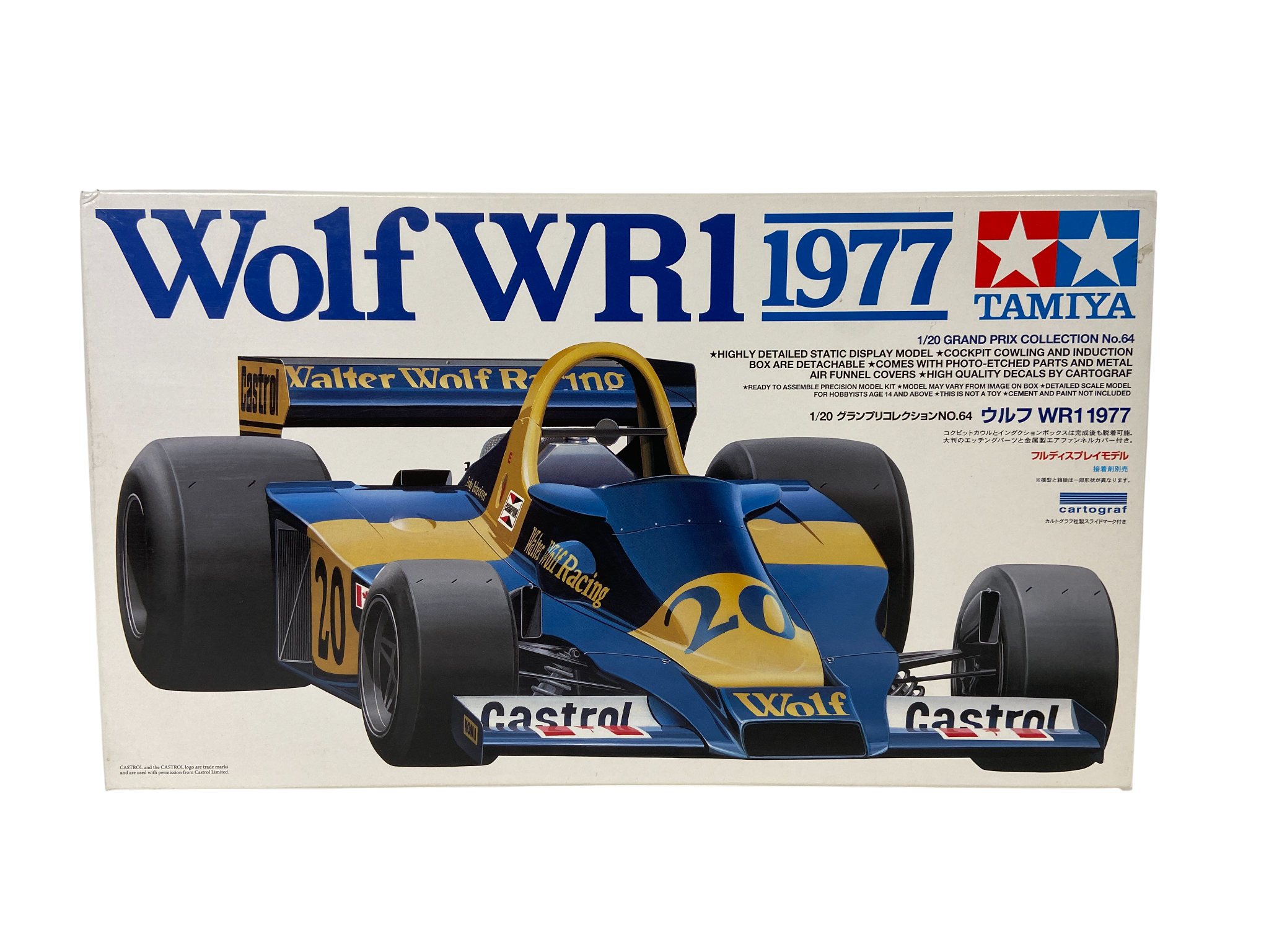 Tamiya 1:20 Wolf WR1 1977 w/ PE incl. nieuwe decals 20064