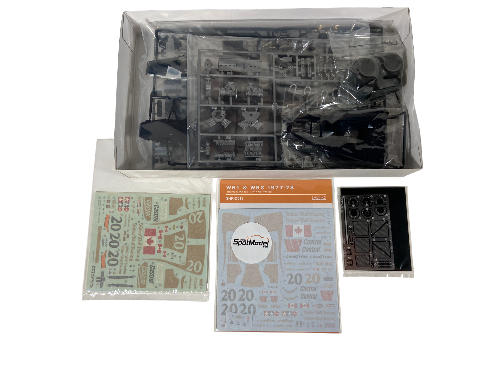Tamiya 1:20 Wolf WR1 1977 w/ PE incl. nieuwe decals 20064