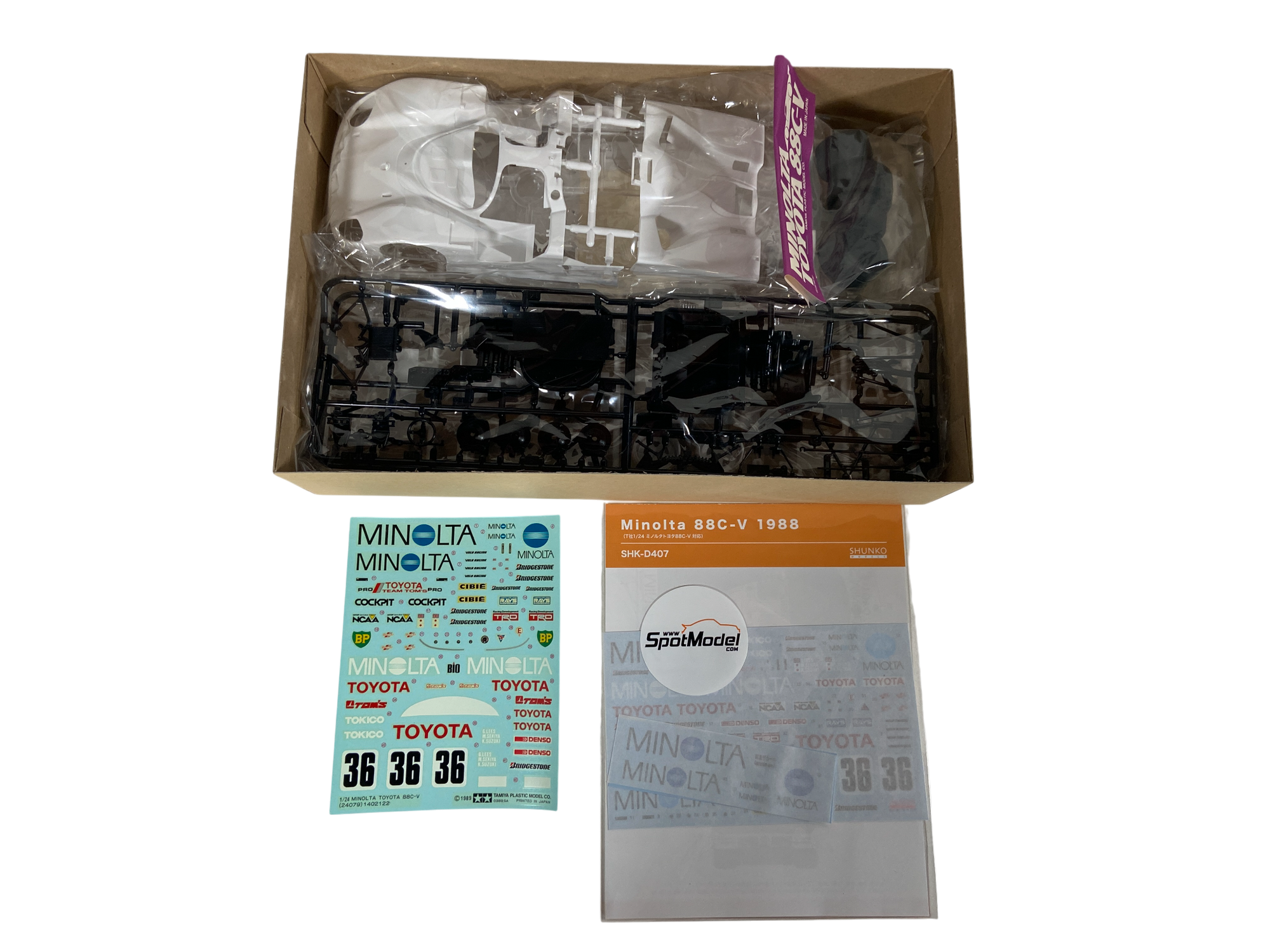 Tamiya 1:24 Minolta Toyota 88C-V incl. nieuwe decals 24079