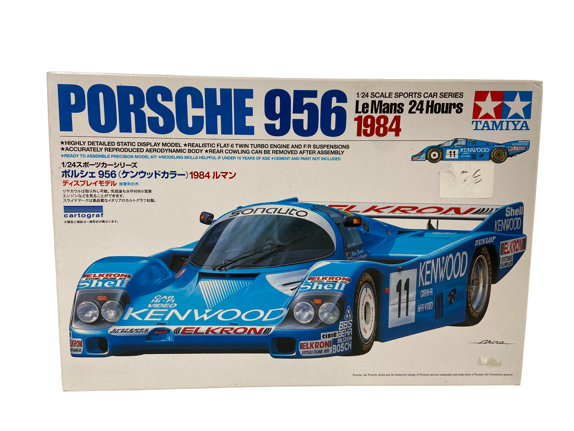 Tamiya 1:24 Porsche 956 Le Mans 24 Hours 1984 24314