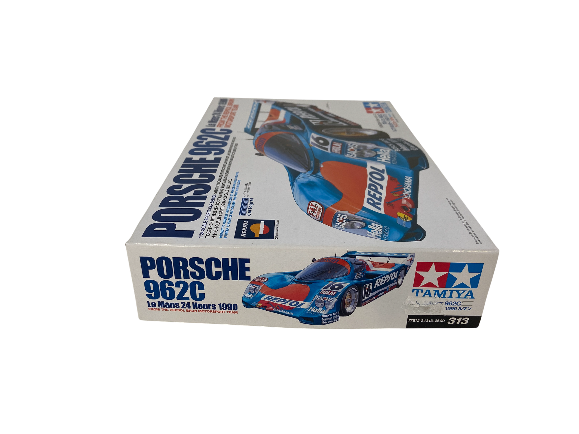 Tamiya 1:24 Porsche 962C Le Mans 24 Hours 1990 Repsol Brun Motorsport Team incl. verf 24313