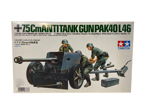Tamiya 1:35 7.5cm Anti-Tank Gun Pak 40/L46 35047