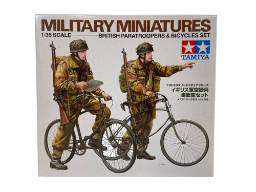 Tamiya 1:35 British Paratroopers & Bicycle set 35333