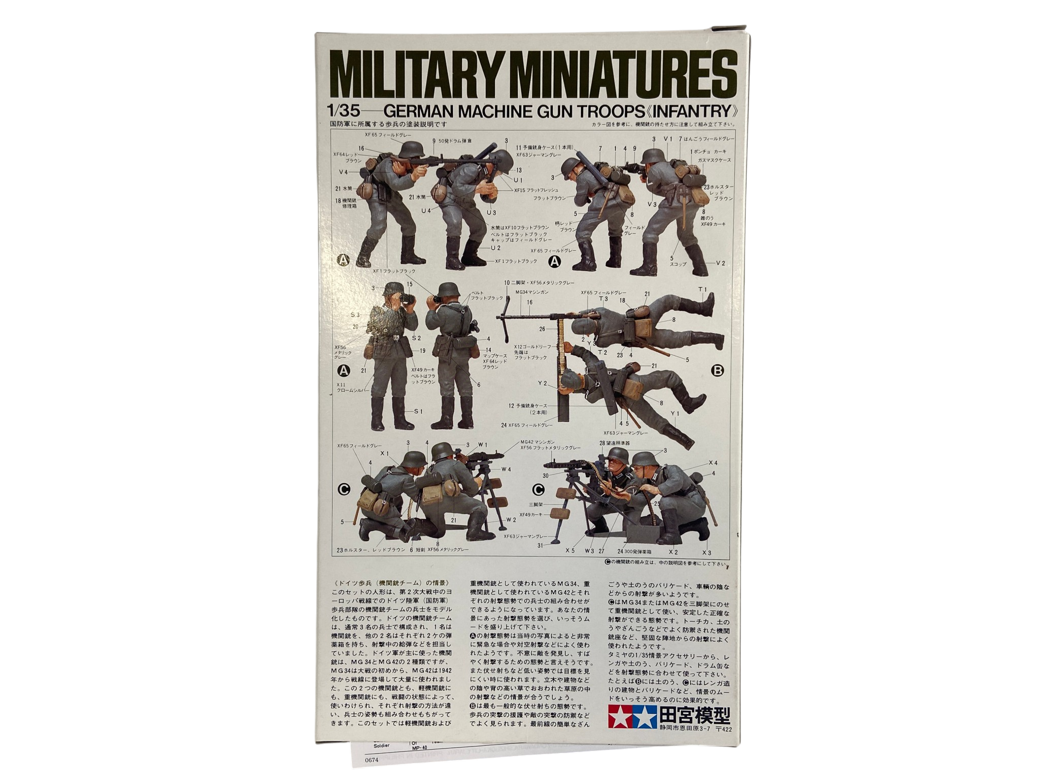 Tamiya 1:35 German Machine Gun Troops 35038