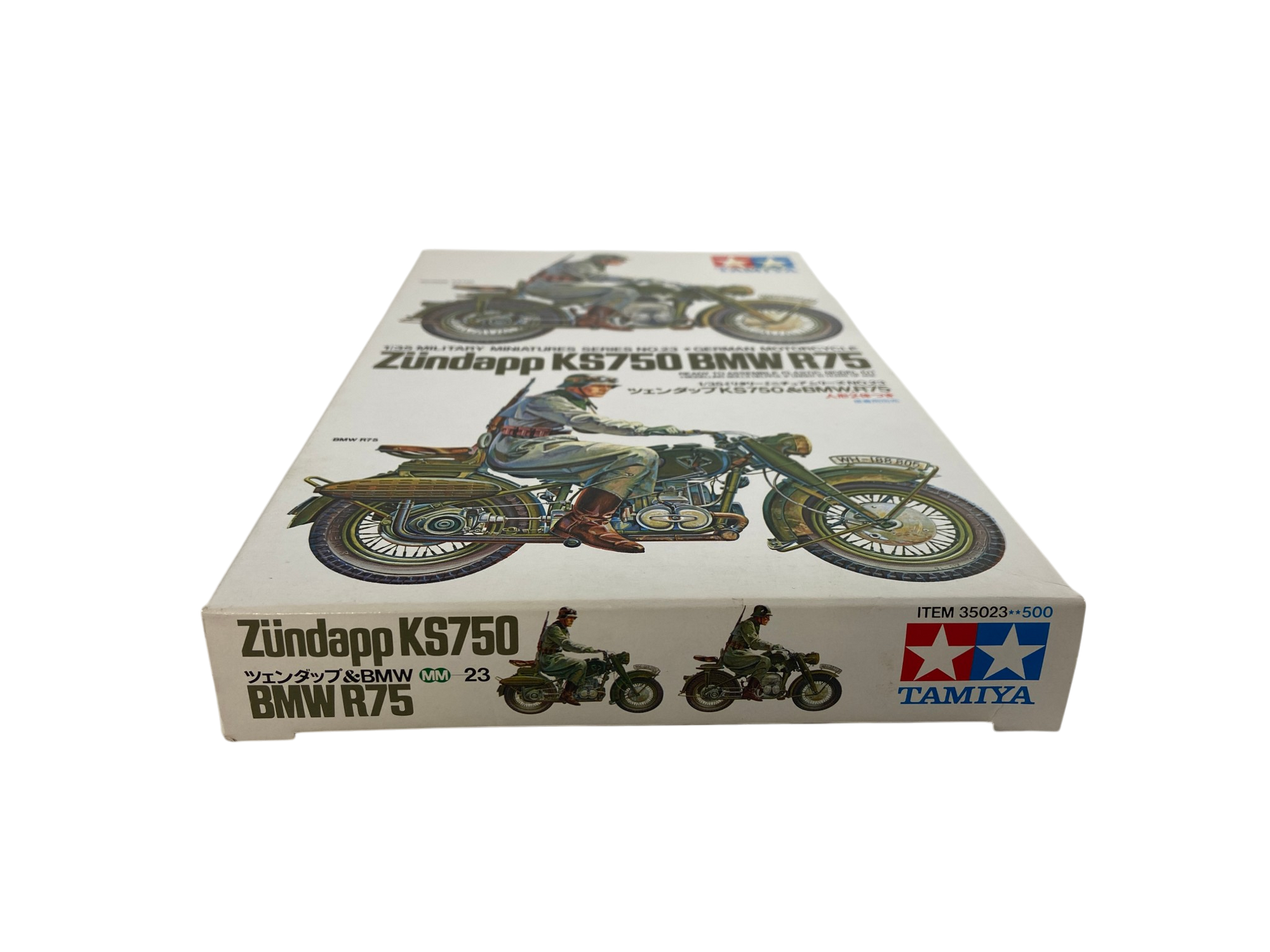 Tamiya 1:35 German Motorcycle Zündapp KS750 BMW R75 35023