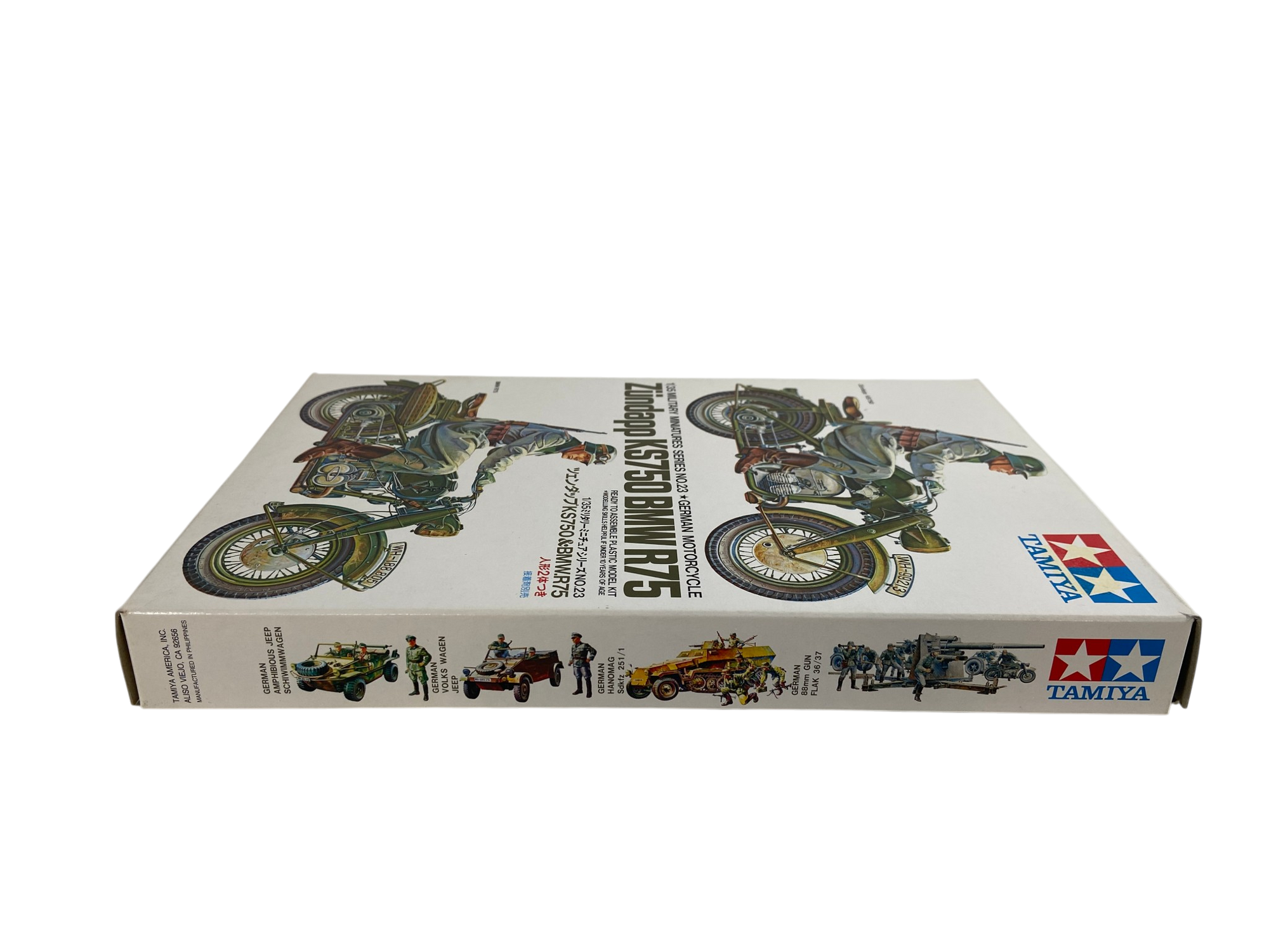 Tamiya 1:35 German Motorcycle Zündapp KS750 BMW R75 35023