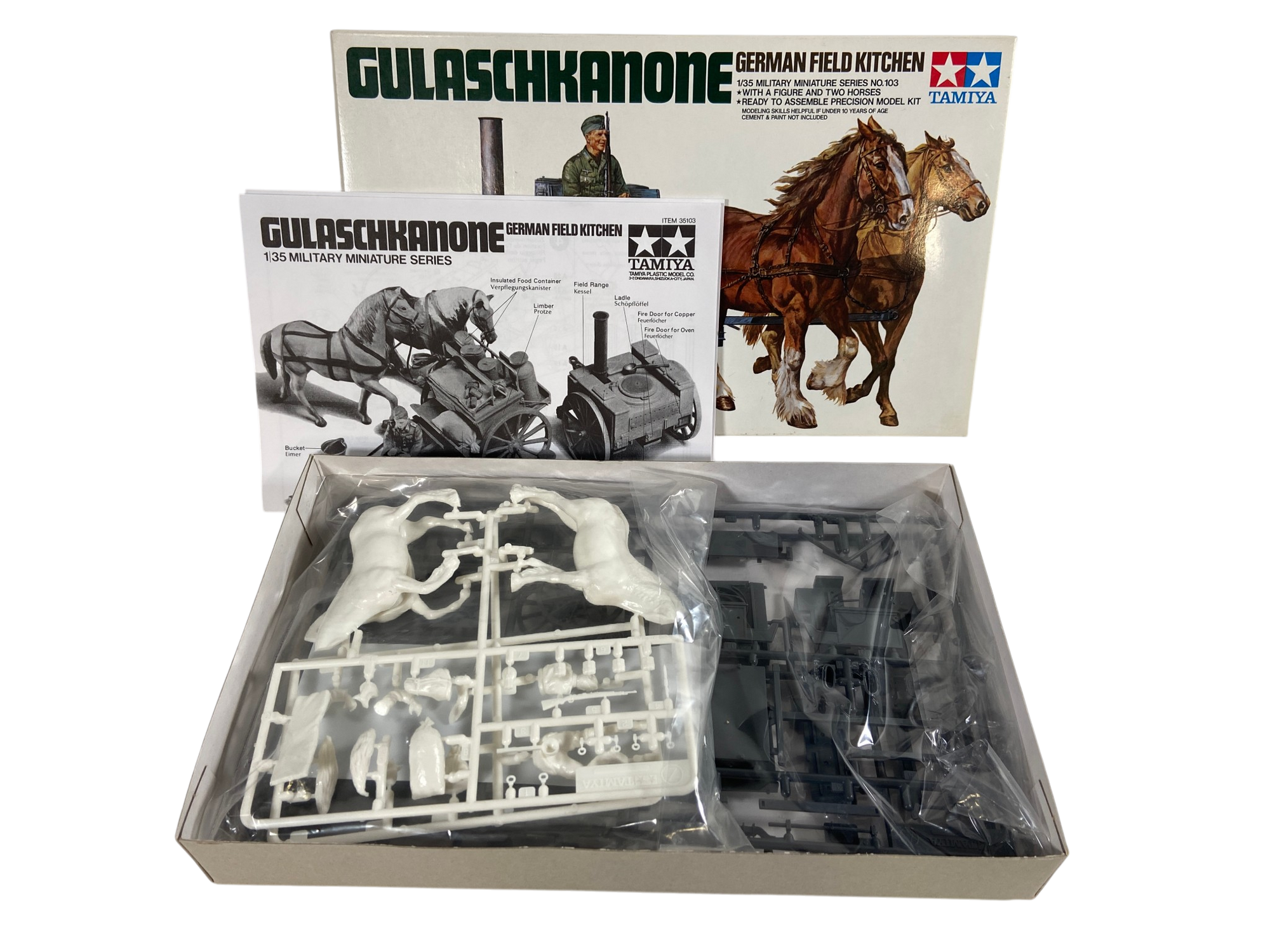 Tamiya 1:35 Gulaschkanone German Field Kitchen 35103