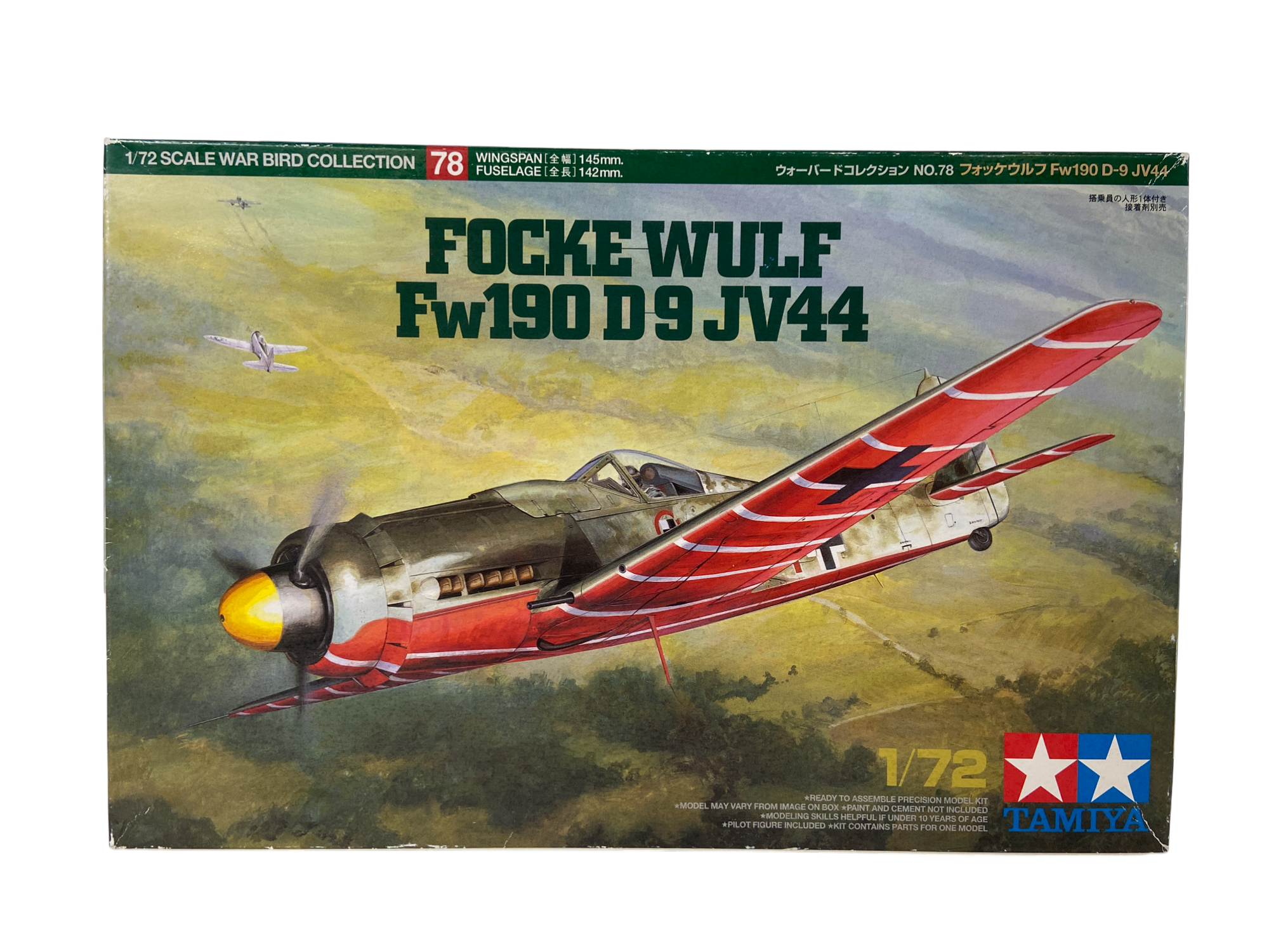 Tamiya 1:72 Focke-Wulf Fw190 D-9 JV44 60778