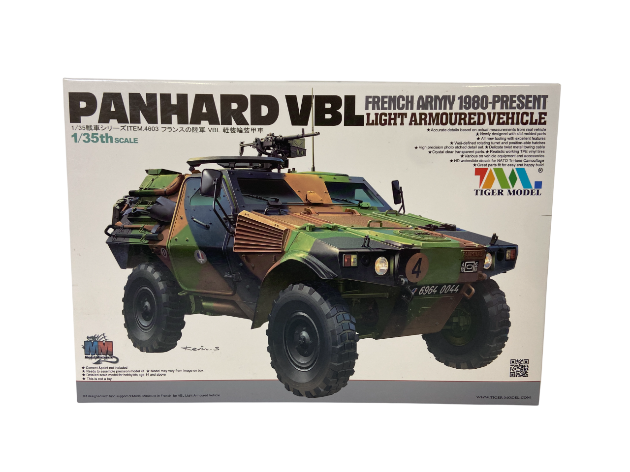 Tiger Model 1:35 Panhard VBL French Army 1980-Present