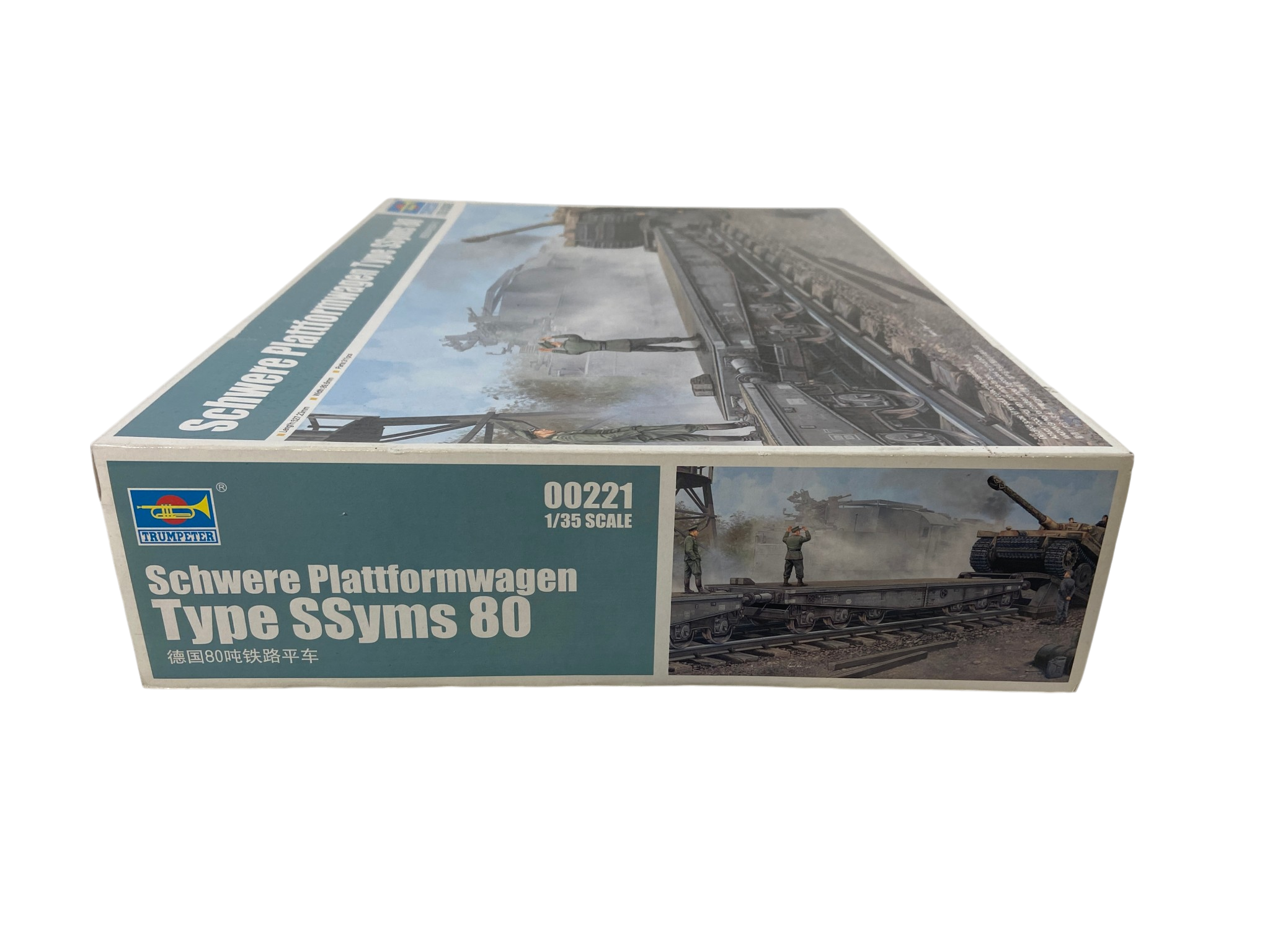 Trumpeter 1:35 Schwere Plattformwagen Type SSyms 80 00221