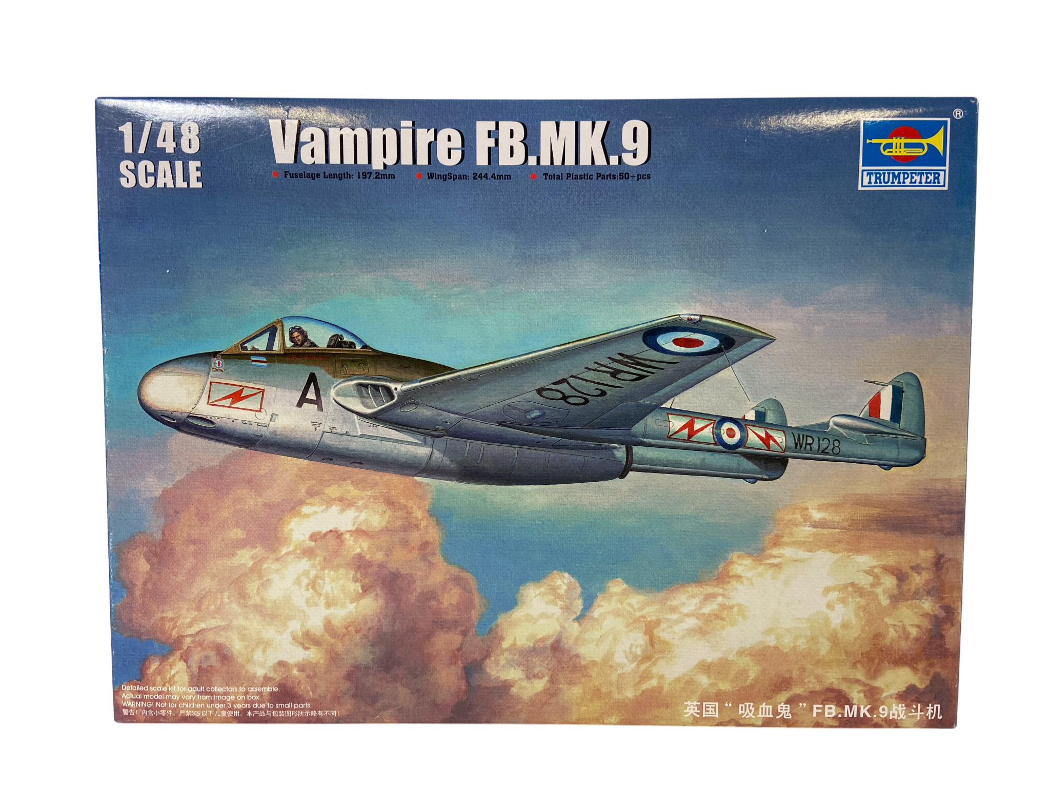 Trumpeter 1:48 Vampire FB.MK.9 02875