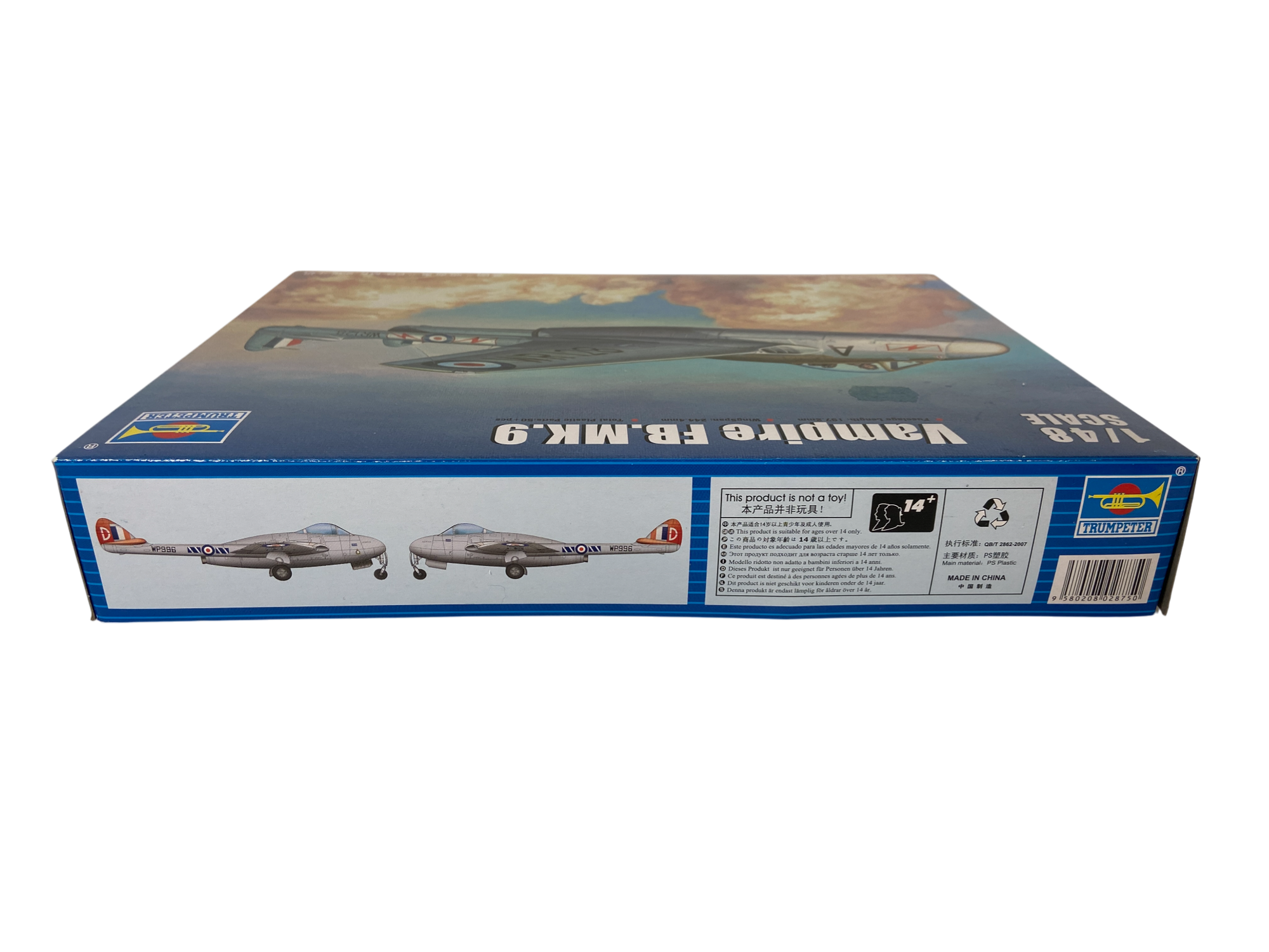 Trumpeter 1:48 Vampire FB.MK.9 02875