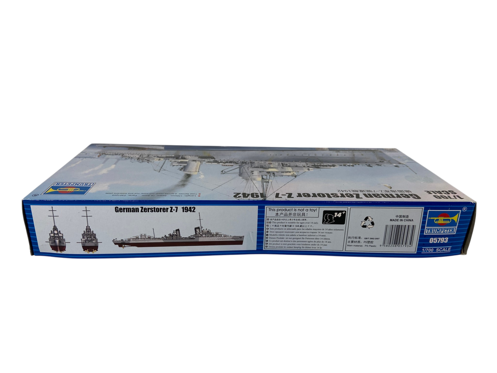 Trumpeter 1:700 German Zerstörer Z-7 1942 05793