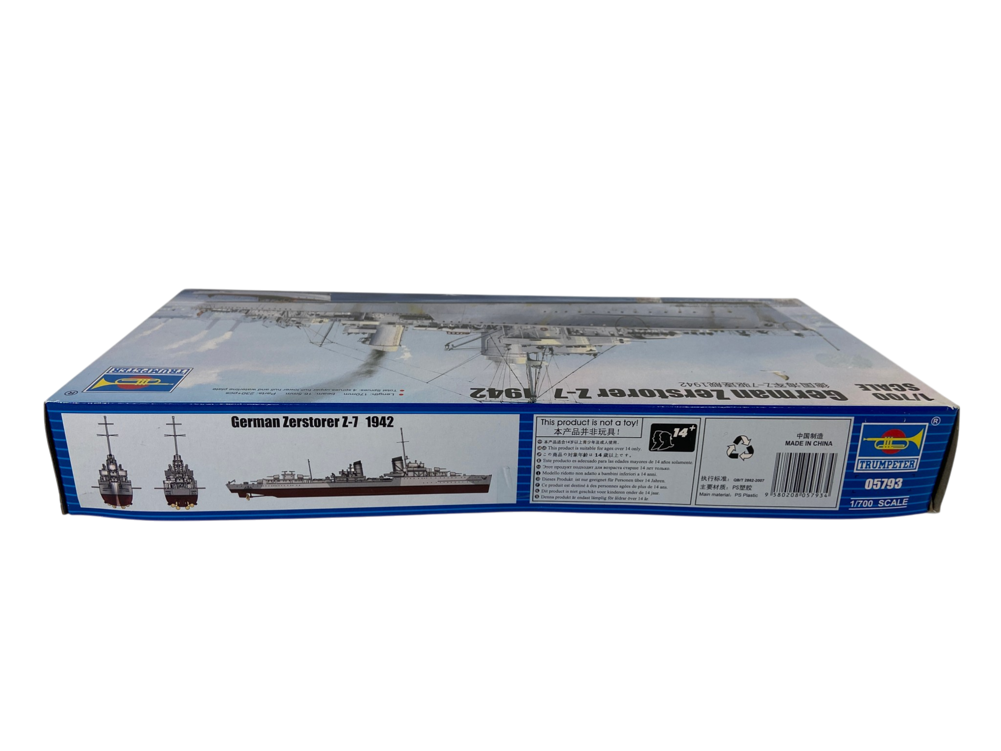 Trumpeter 1:700 German Zerstörer Z-7 1942 05793