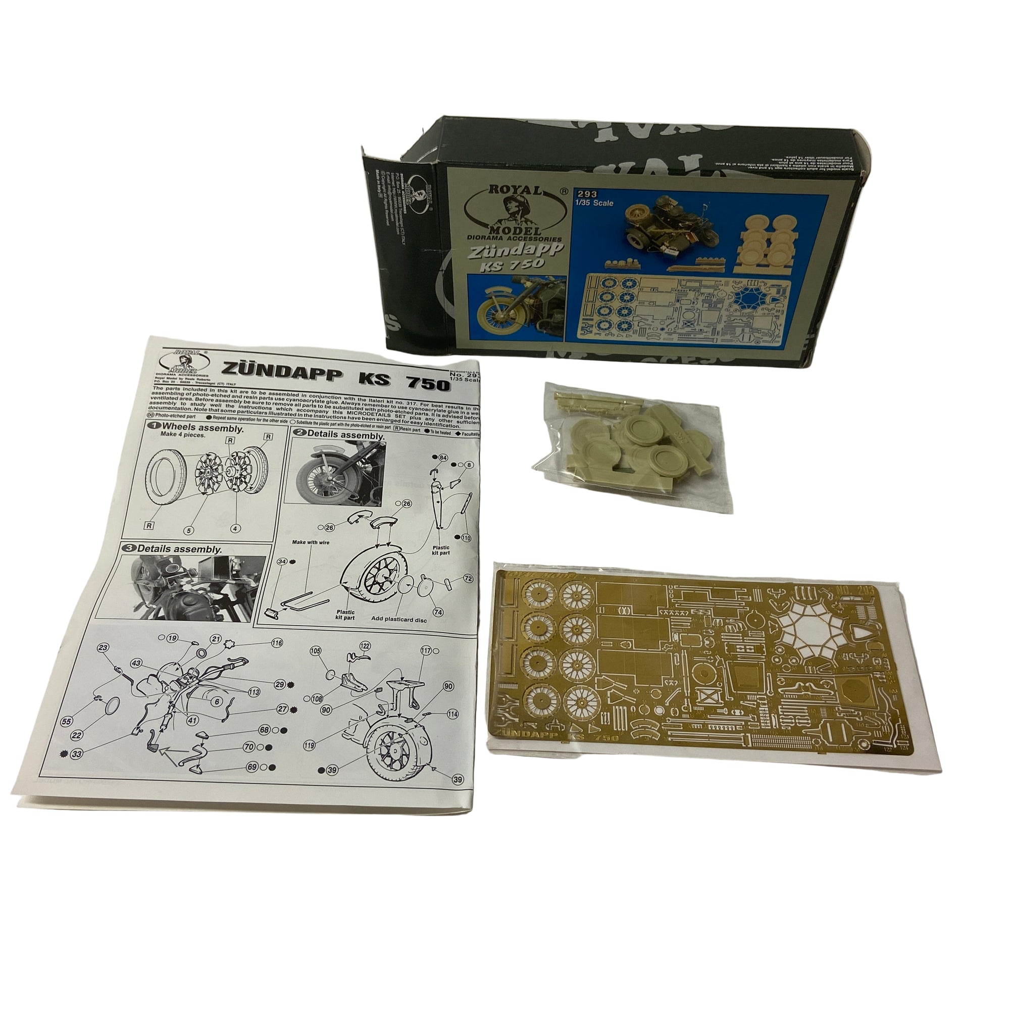 Royal Model 1:35 Zündapp KS 750 293