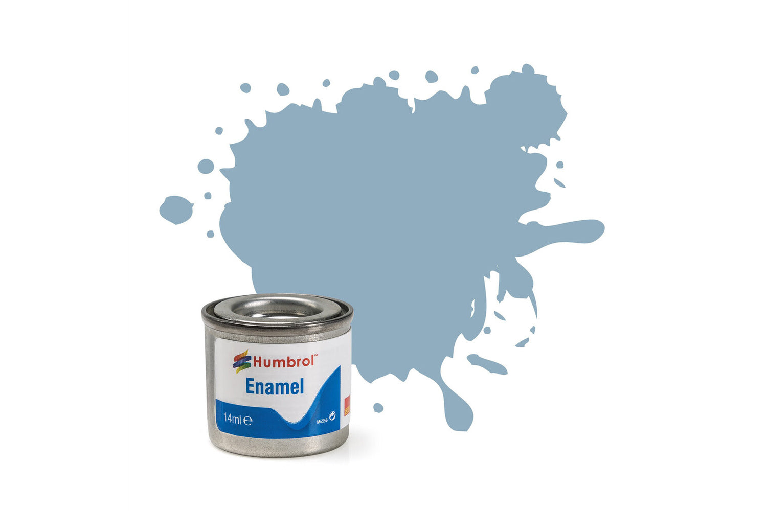 Humbrol  Humbrol Enamel 128 – US Kompasgrijs, Satijn 128