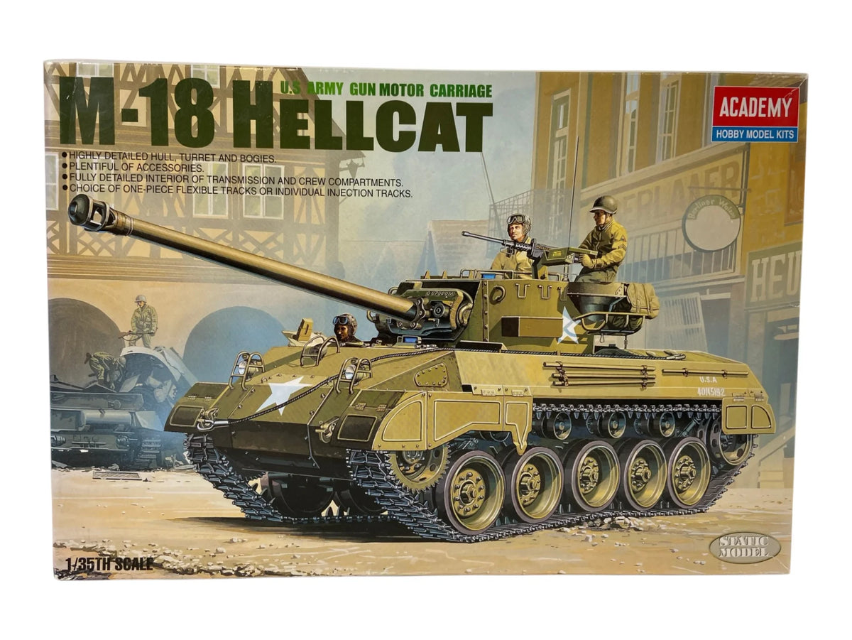 Academy 1:35 M-18 Hellcat U.S. Army Gun Motor Carriage incl. upgrades 1375