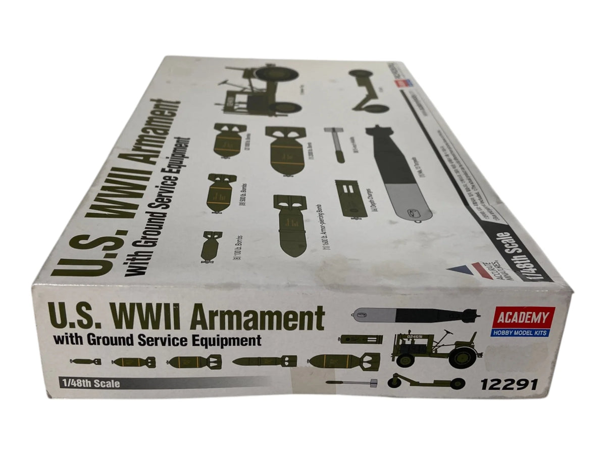 Academy 1:48 U.S. WWII Armament with Ground Service Equipment 12291