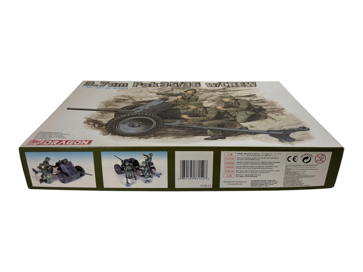 Dragon 1:35 3,7cm Pak35/36 w/CREW 6152