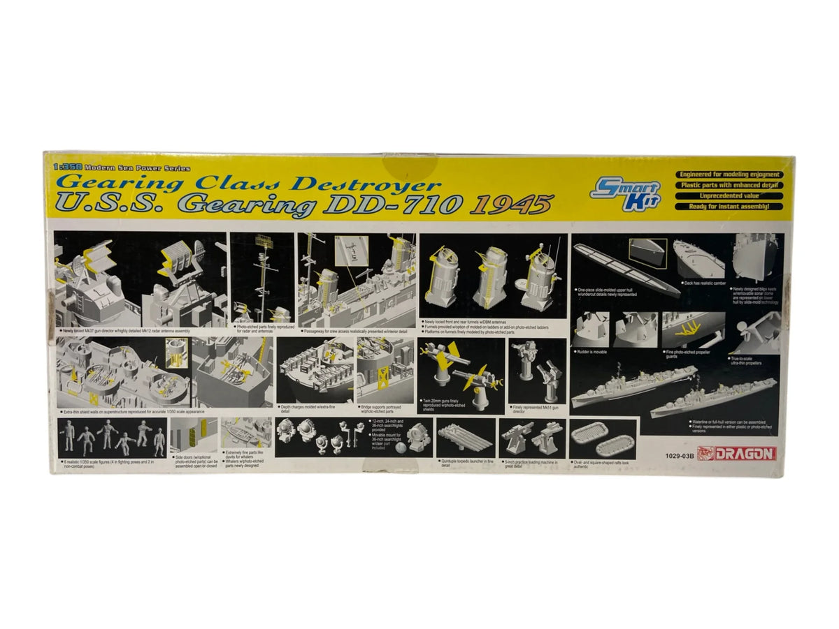 Dragon 1:350 Gearing Class Destroyer U.S.S. Gearing DD-710 1945 1029