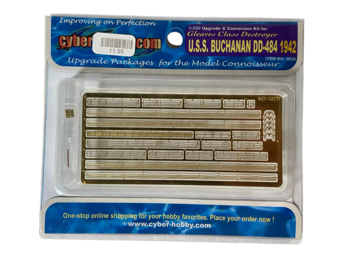 Dragon 1:350 Gleaves Class Destroyer U.S.S. Buchanan DD-484 1942 incl. PE set 1021